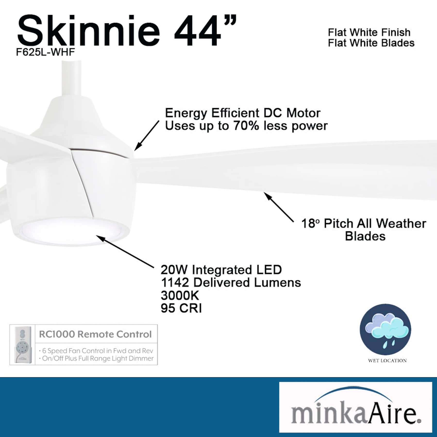 Minka Aire F625L-WHF Ceiling-Fans - View #3