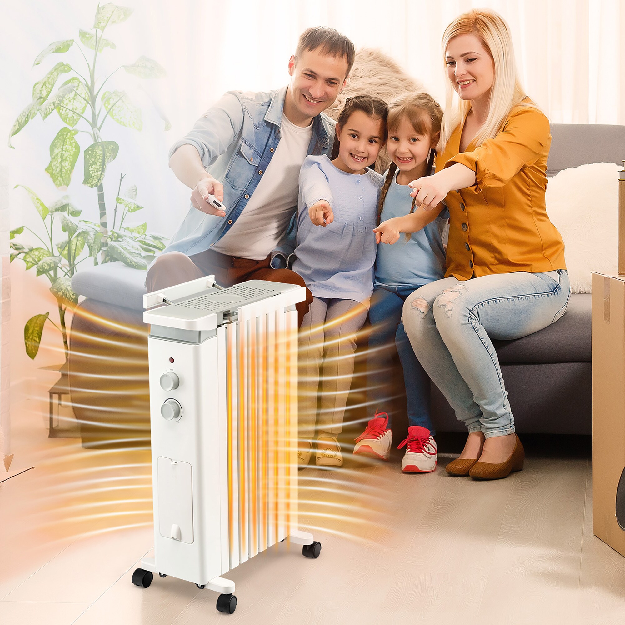 Costway SWL00045 Portable-Electric-Heat - View #3