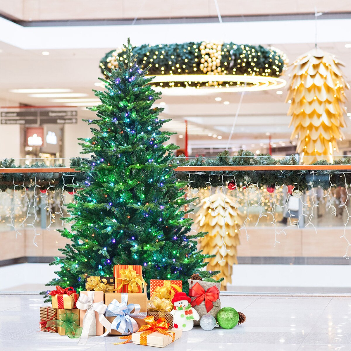 WELLFOR CM-HJY-23484US Artificial-Christmas-Trees - View #8