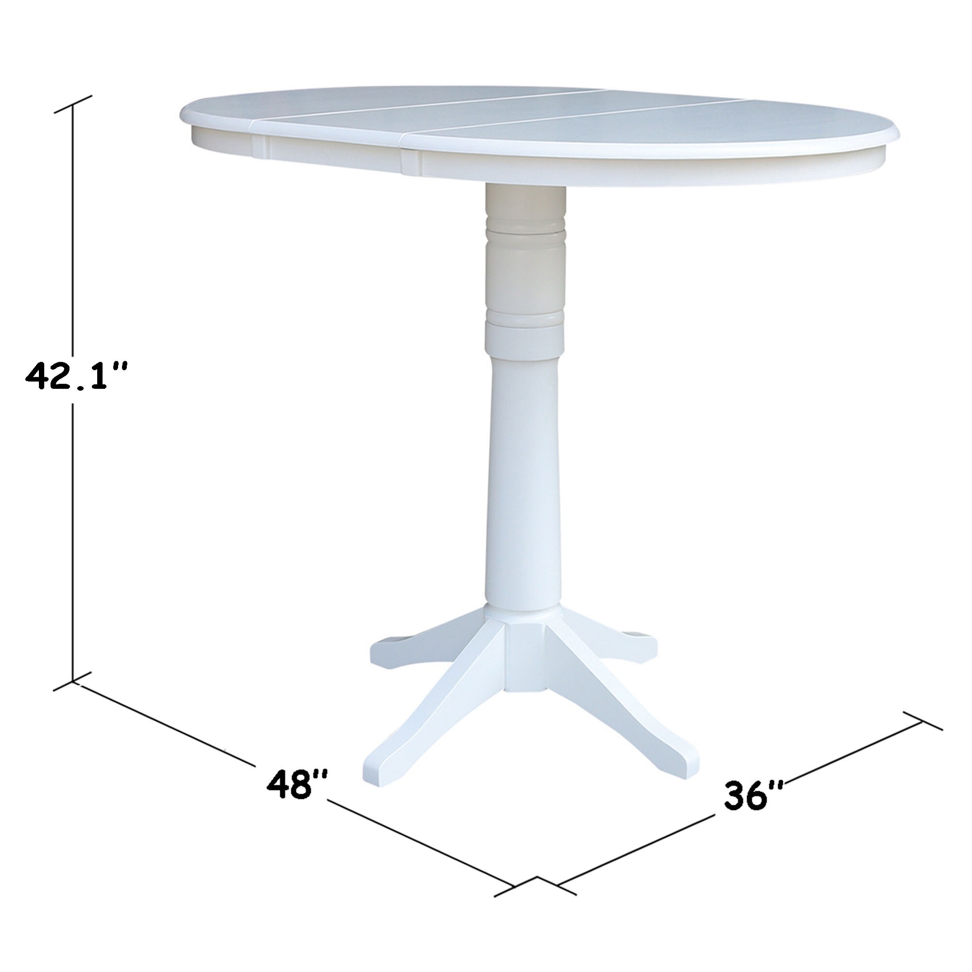 International Concepts K08-36RXT-27B-6B-2 Dining-Tables - View #7