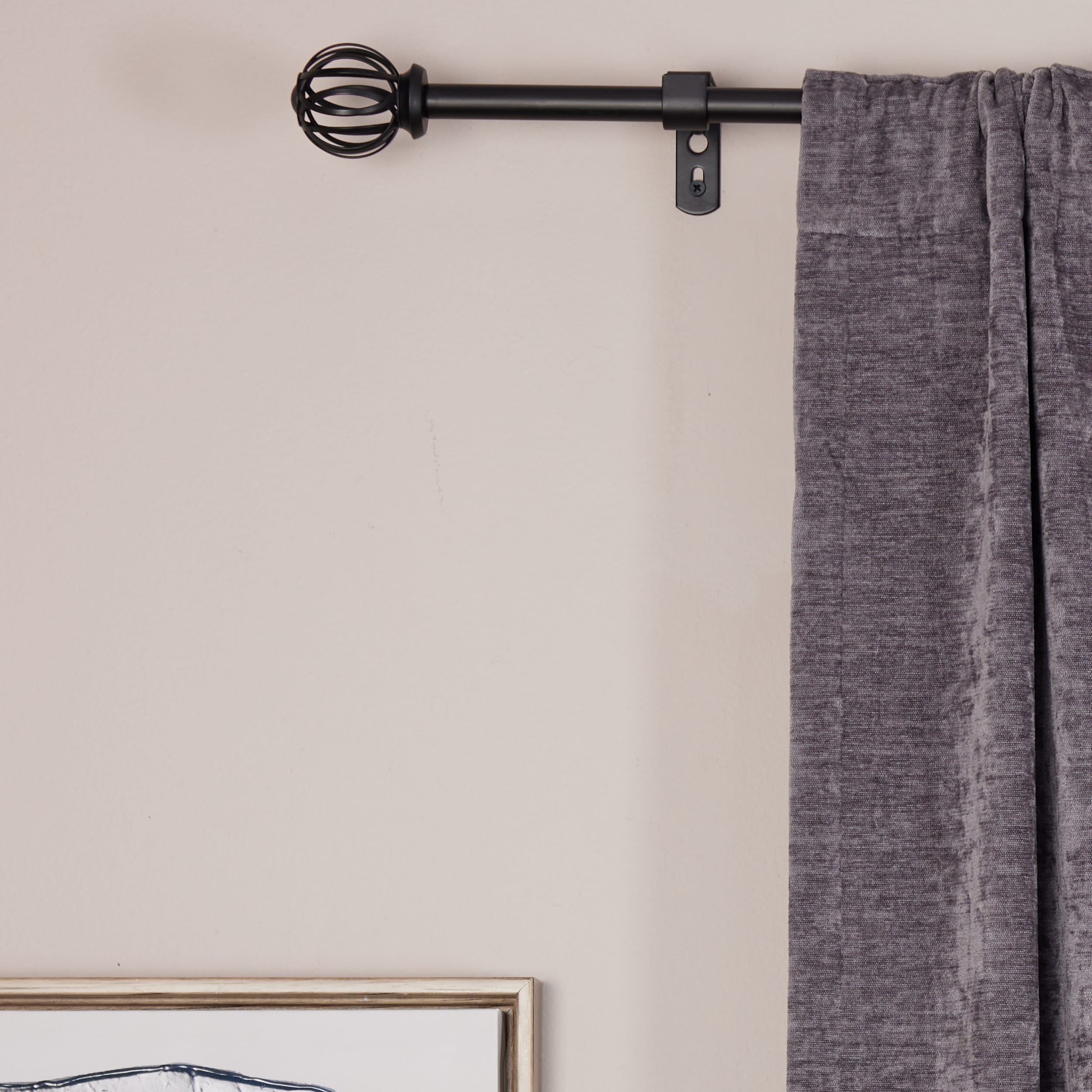 Style Selections FSI 1475E MBLK Curtain-Rods - View #4