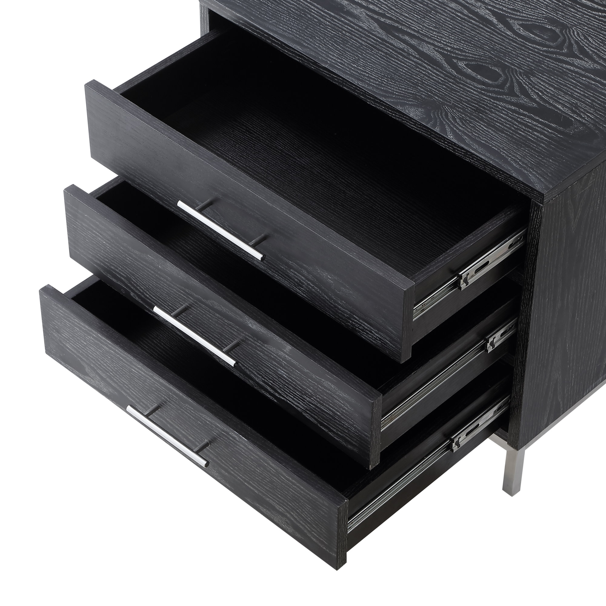 Nicole Miller NST155-09BK-LS End-Tables - View #3