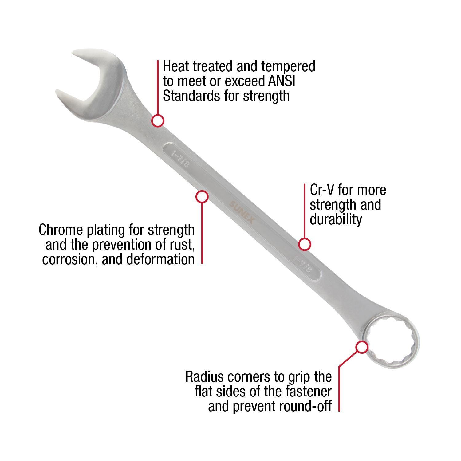 SUNEX TOOLS 9707A Wrench-Sets - View #2