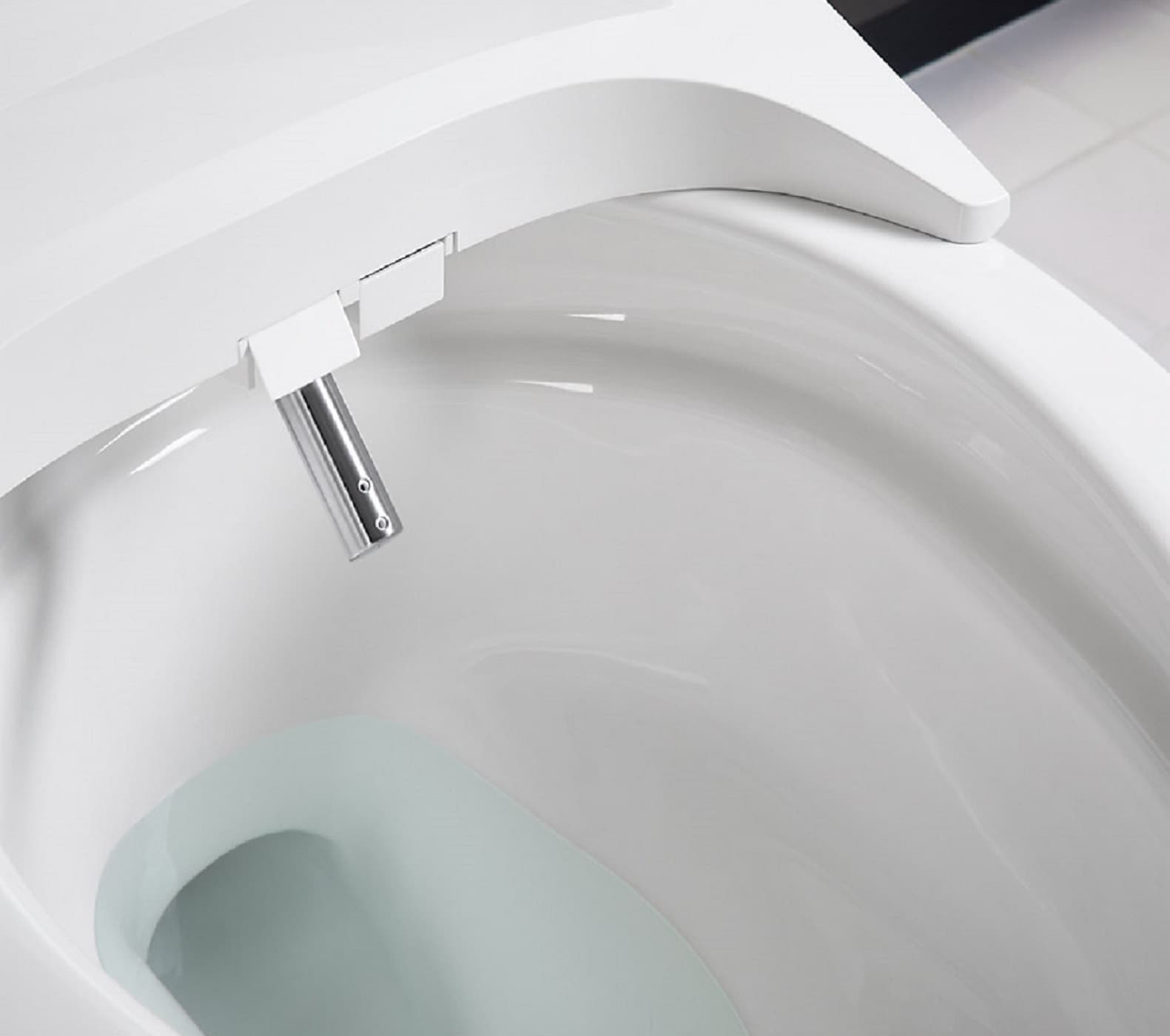 KOHLER PureWash E820 Plastic White Elongated Soft Close Heated Bidet ...