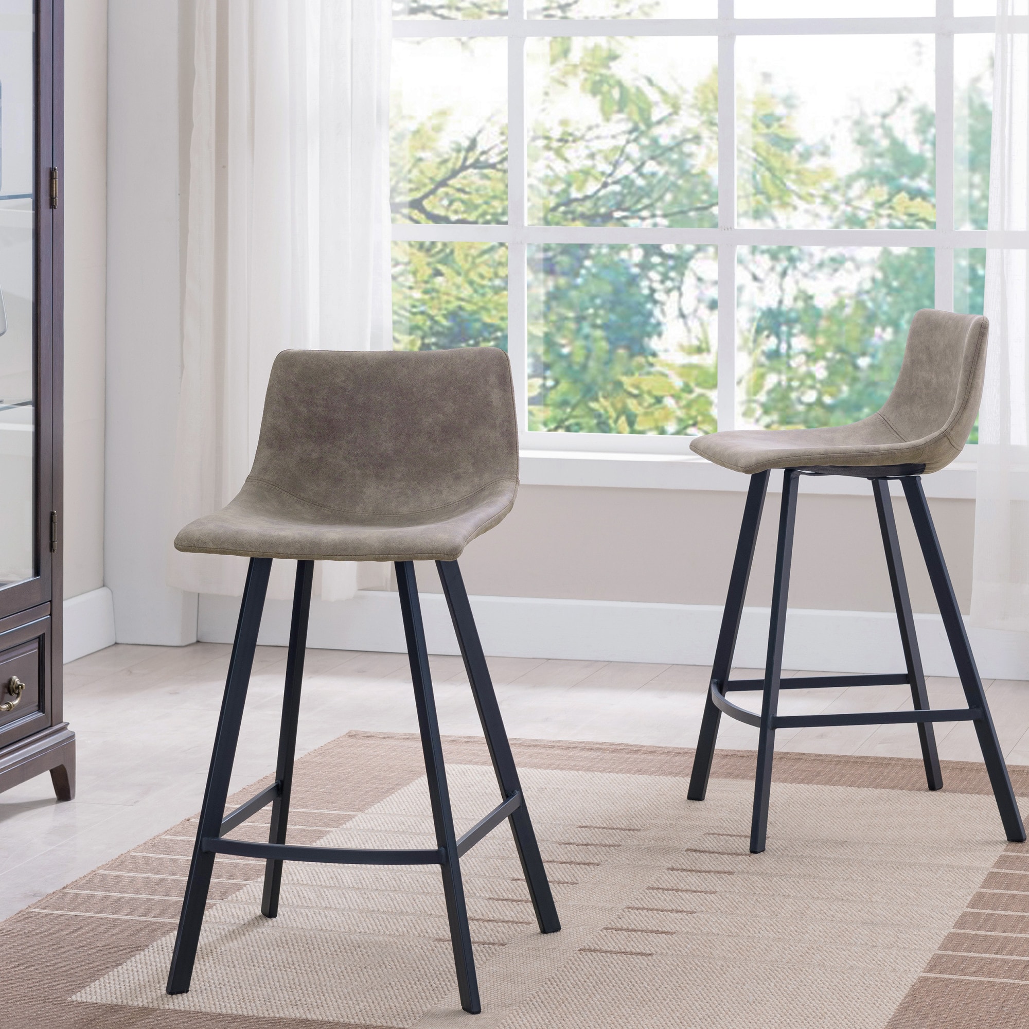 Leick Home 10136BL/GR stools - View #5