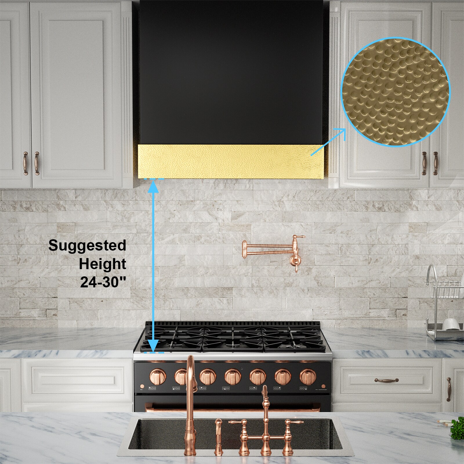 Akicon AK-HS30HD-JBG Wall-Mounted-Range-Hoods - View #6