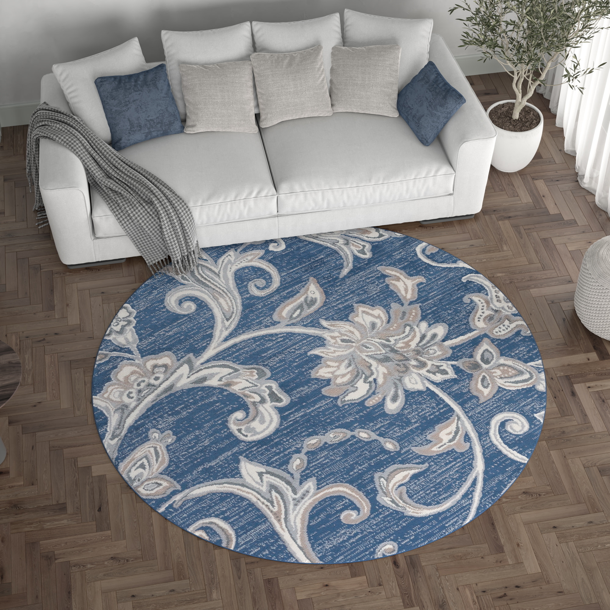 Tayse MDN3507 8RND rugs - View #5