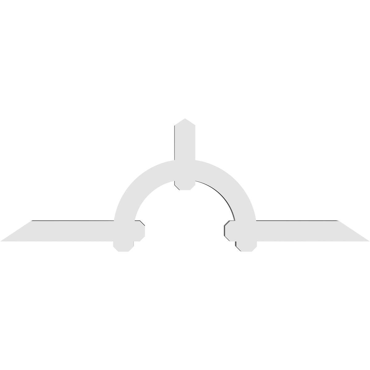Ekena Millwork GBP072X24X0404ERI00 Exterior-Brackets-Braces - View #4