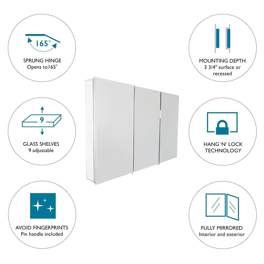 Jacuzzi PD50000 Bathroom-Medicine-Cabinets - View #2