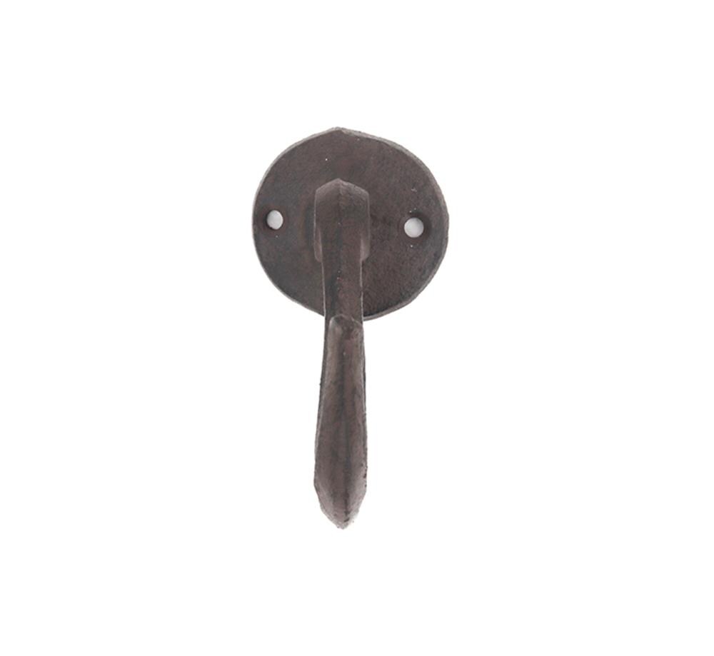 Decmode Iron Feather Wall Hook - Set of 3
