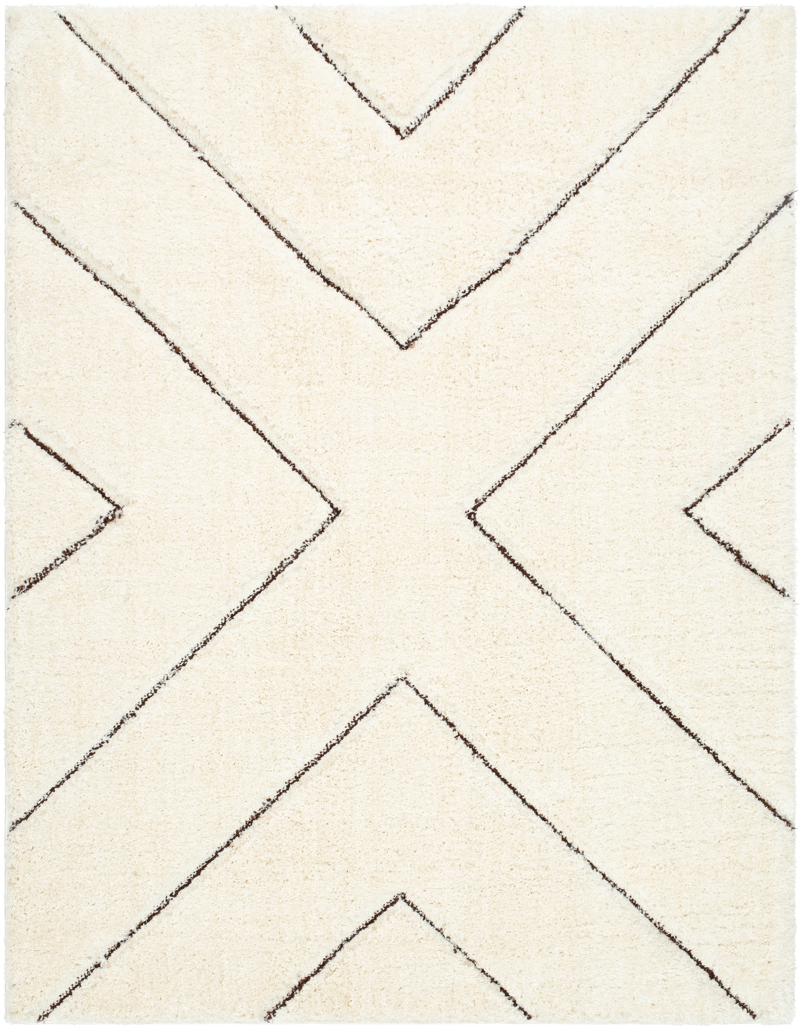 Easy-Care Reversible Gray Spot Synthetic Area Rug 5'3" x 7'