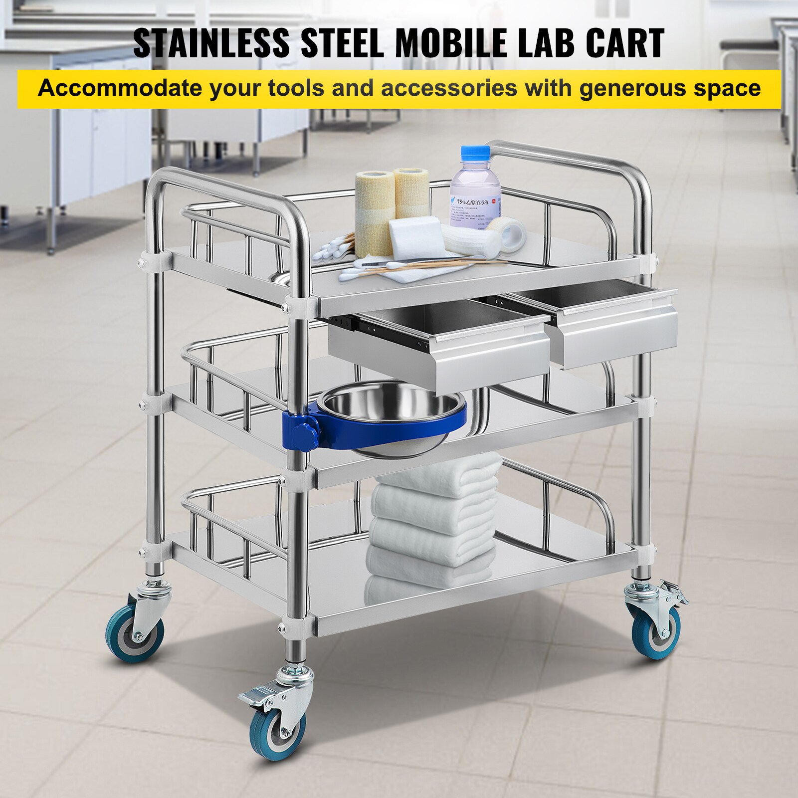 VEVOR YSCLJTDH32+K7BS0OV0 Utility-Carts - View #4