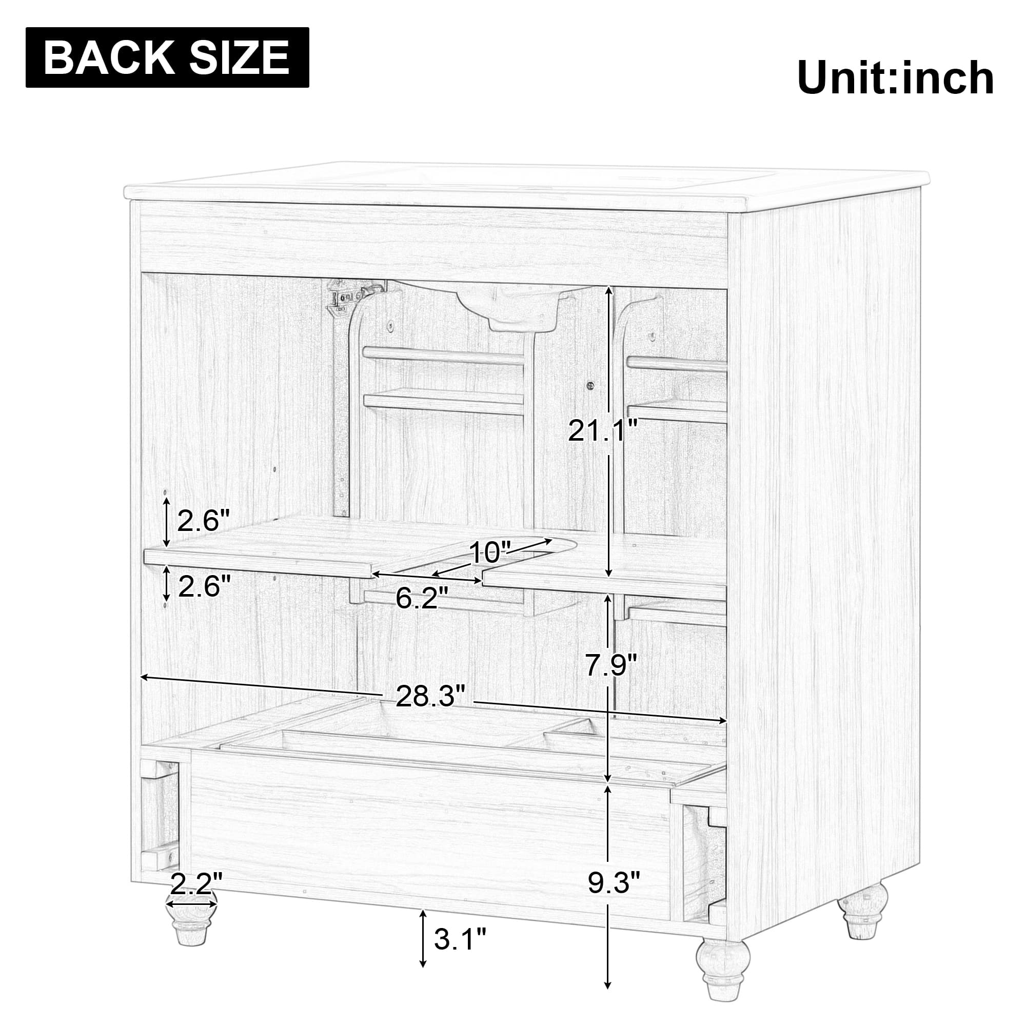 Vynxaria LEXY1222-DJYS-SZT037 Bath-Vanity-Combo - View #7