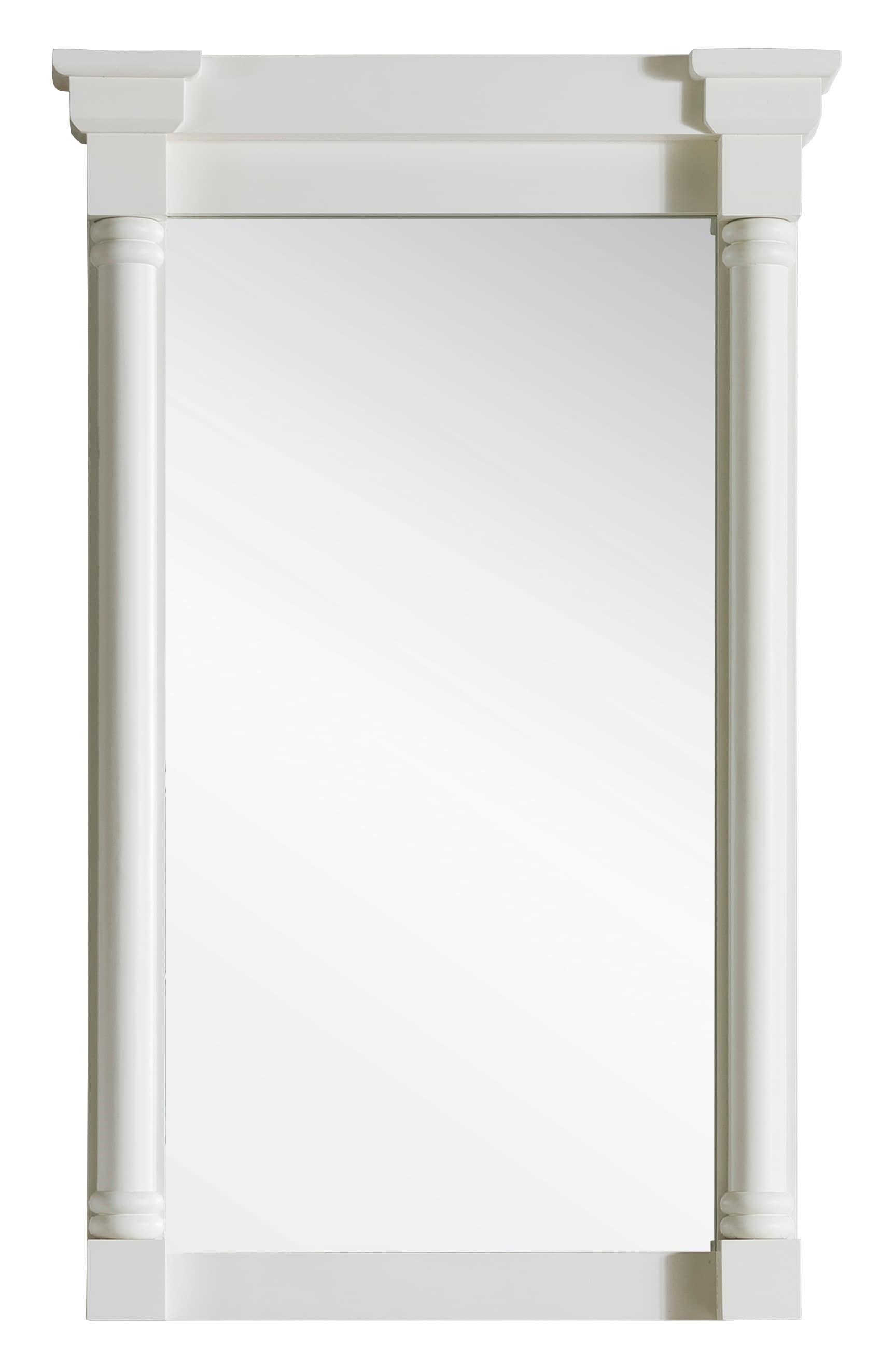 James Martin Vanities 238-107-M27-BW Savannah/Providence 27.0-Inches x 43.0-Inches Framed Rectangle Bathroom Vanity Mirror ( Bright white )