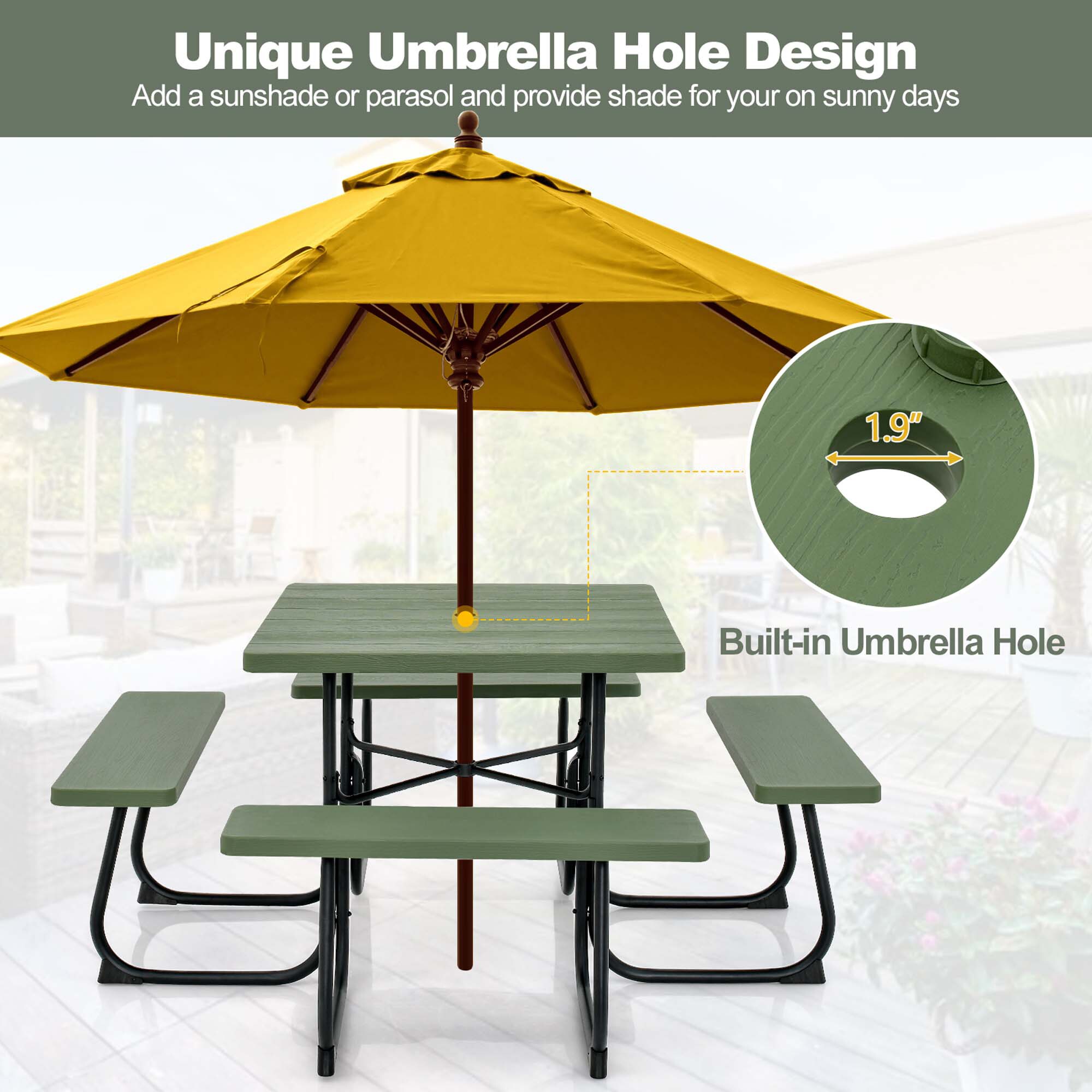 Costway LWS00116 Patio-Dining-Sets - View #4
