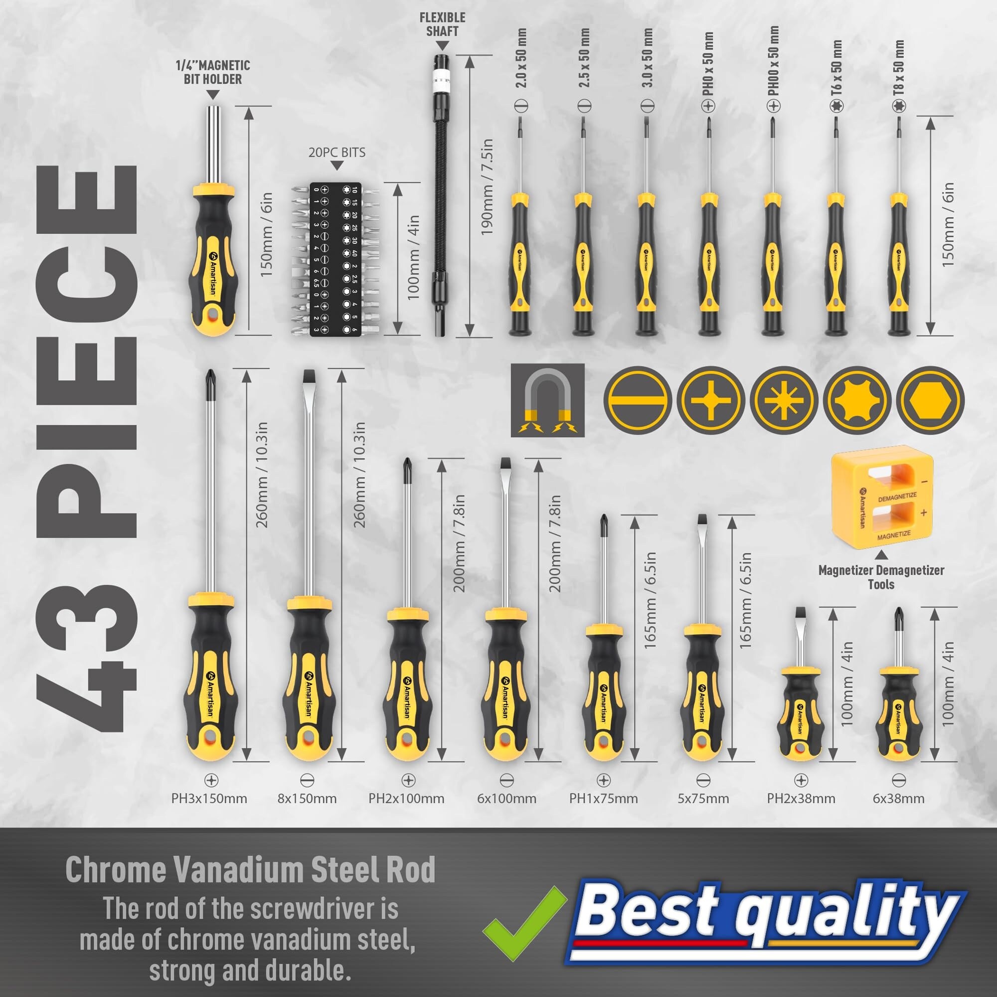 Angel Sar L2MJA718SD09 Screwdrivers-Individual - View #4