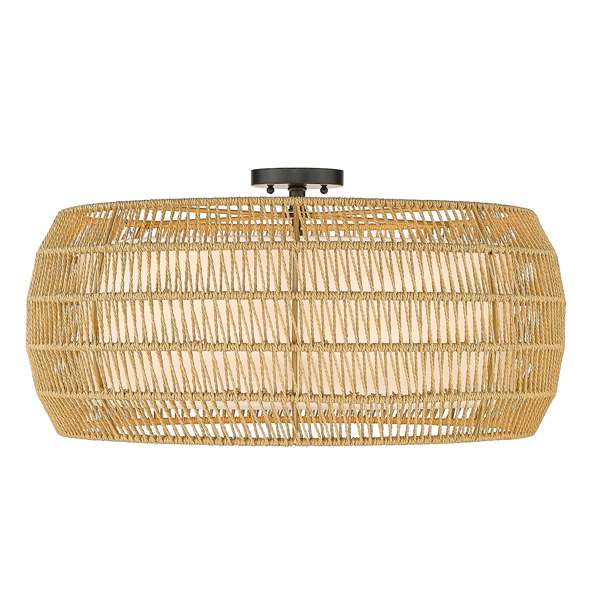 Golden Lighting 6805-6SF BLK-NR flushmounts - View #2