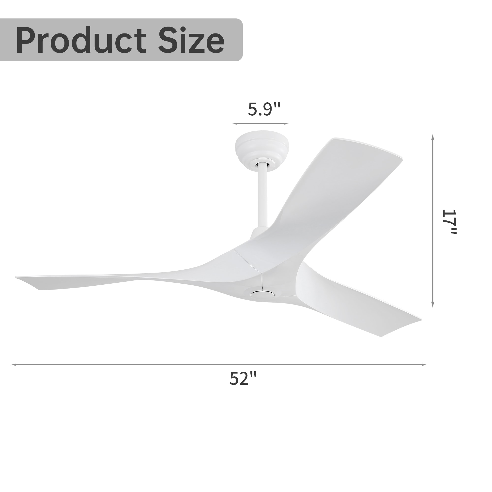 SINOFURN SYB570082BK Ceiling-Fans - View #2