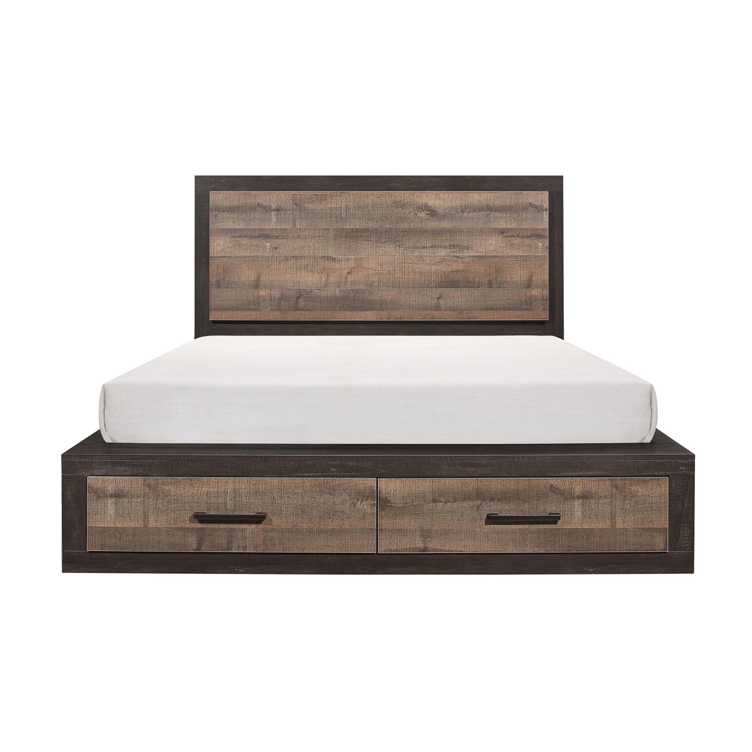 JASMODER B011S00290 Multicolor Queen Composite Platform Bed with Storage
