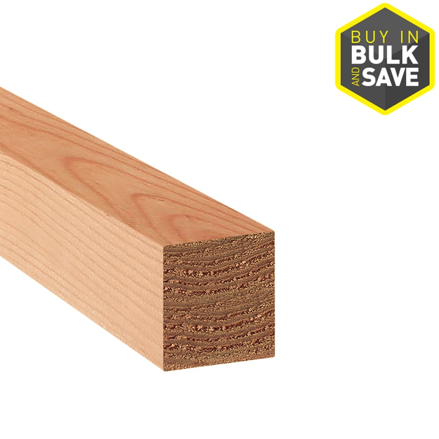  5024-10 4-in x 4-in x 10-ft #2 BTR Smooth 4 sides Cedar Green Lumber
