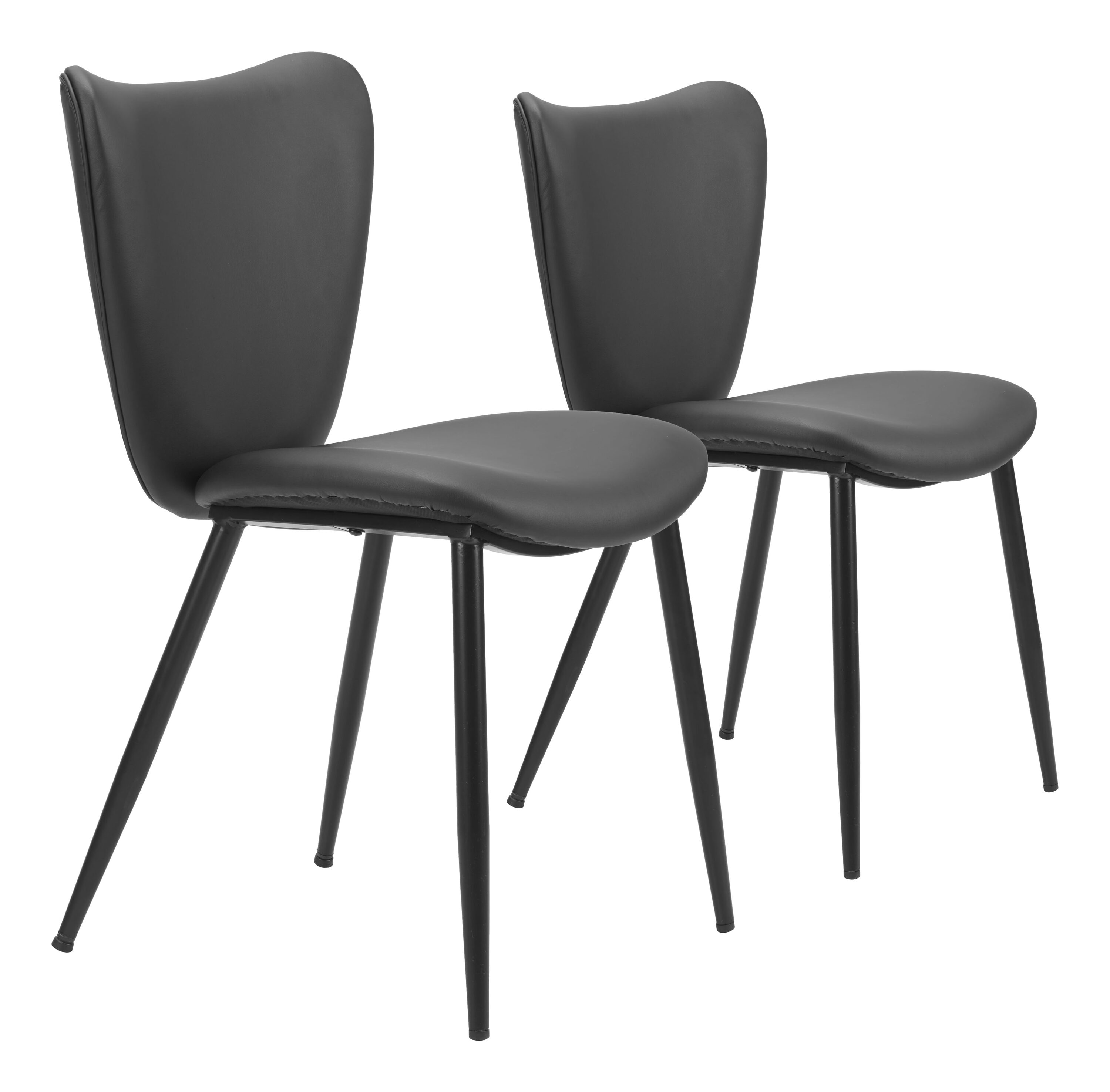 Zuo Modern Set of 2 Prestige Dining Chair Modern Plywood in the Dining ...