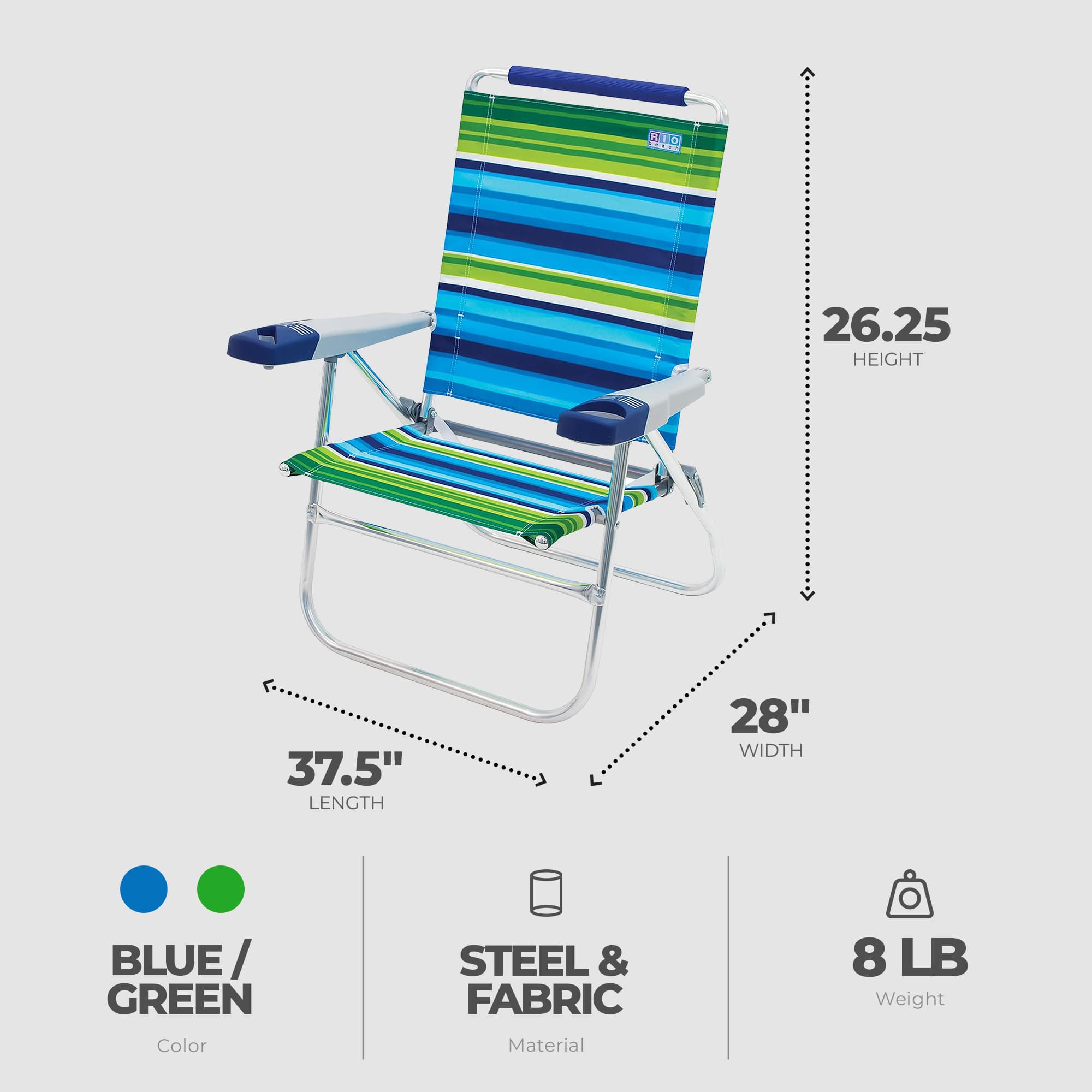 RIO Brands 399385 Folding-Chairs - View #3