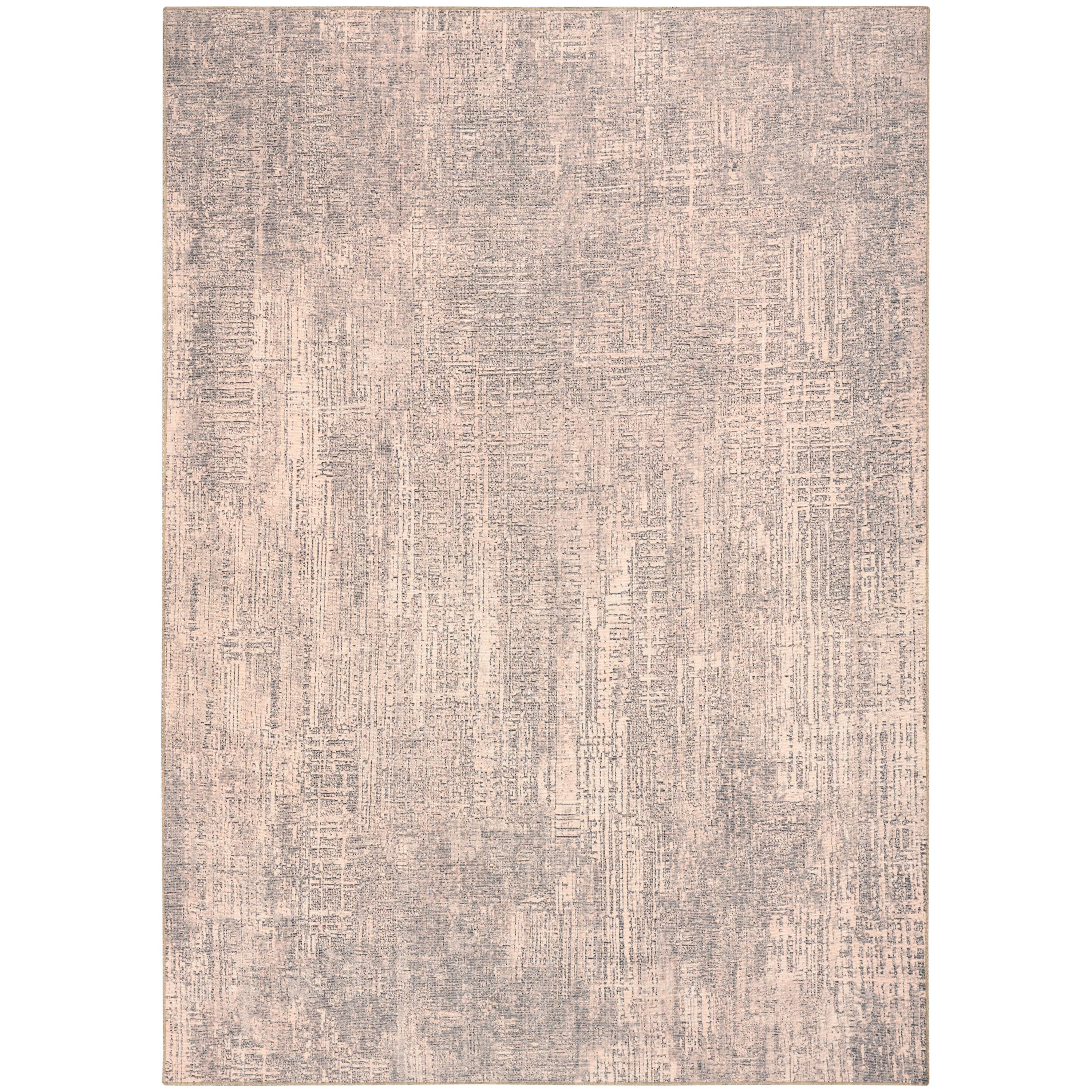  Home Botanical Washables 5 x 7 ft Taupe Indoor Area Rug