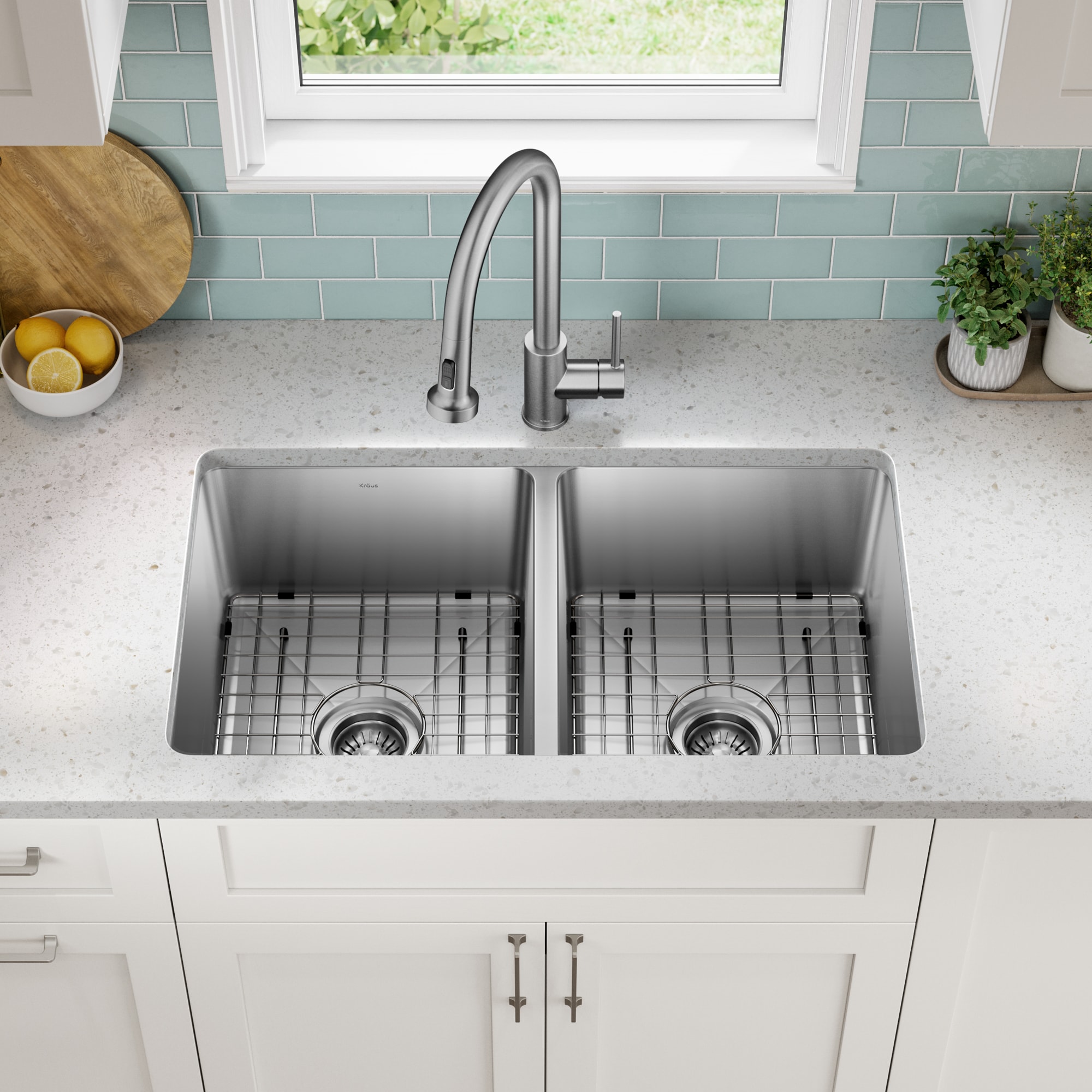 Kraus KHU632-33 Kitchen-Sinks - View #3