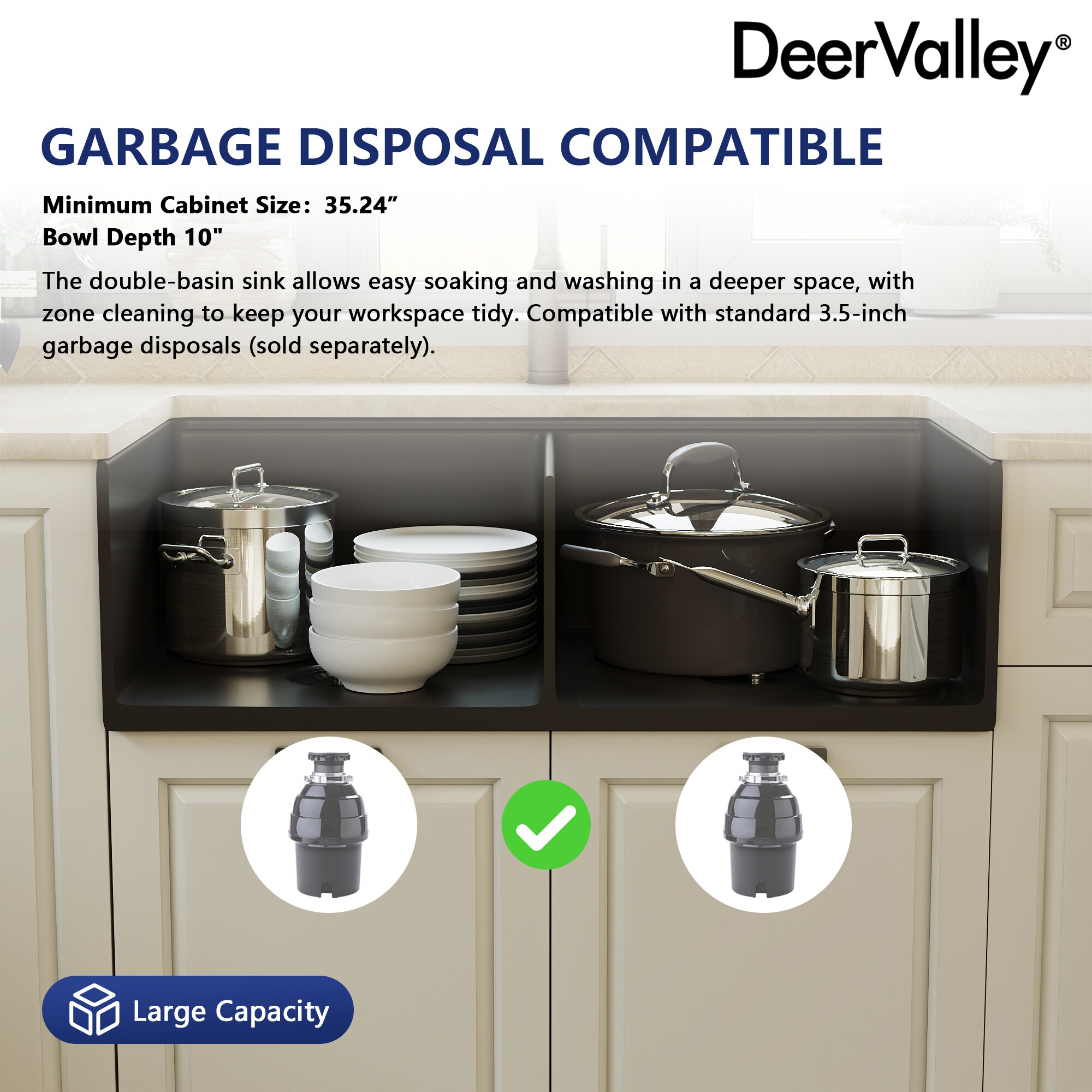 DeerValley DV-1K0068B Kitchen-Sinks - View #3