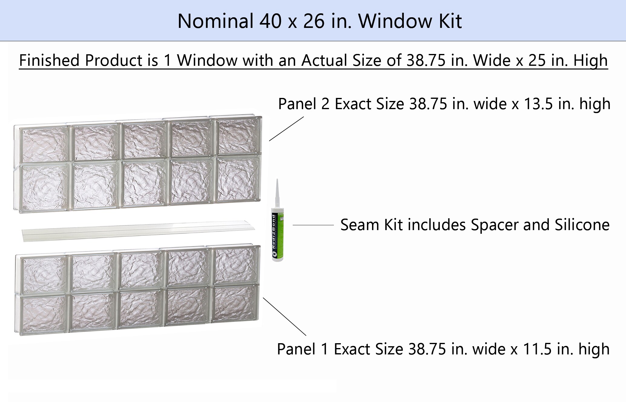 REDI2SET S4026IS Glass-Block-Windows - View #2