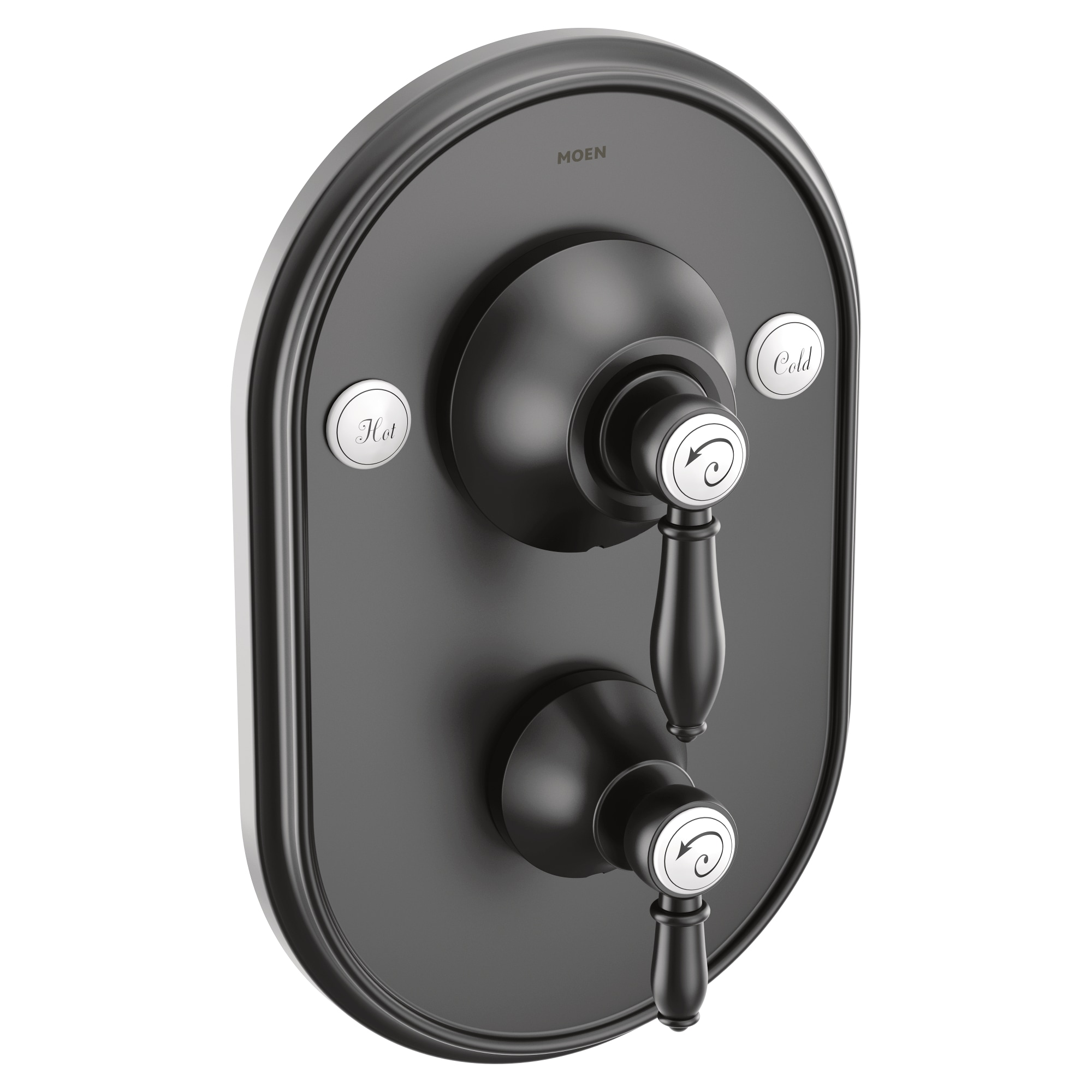 Moen TS32100BL Weymouth Matte Black 2-handle Sold separately Shower Faucet