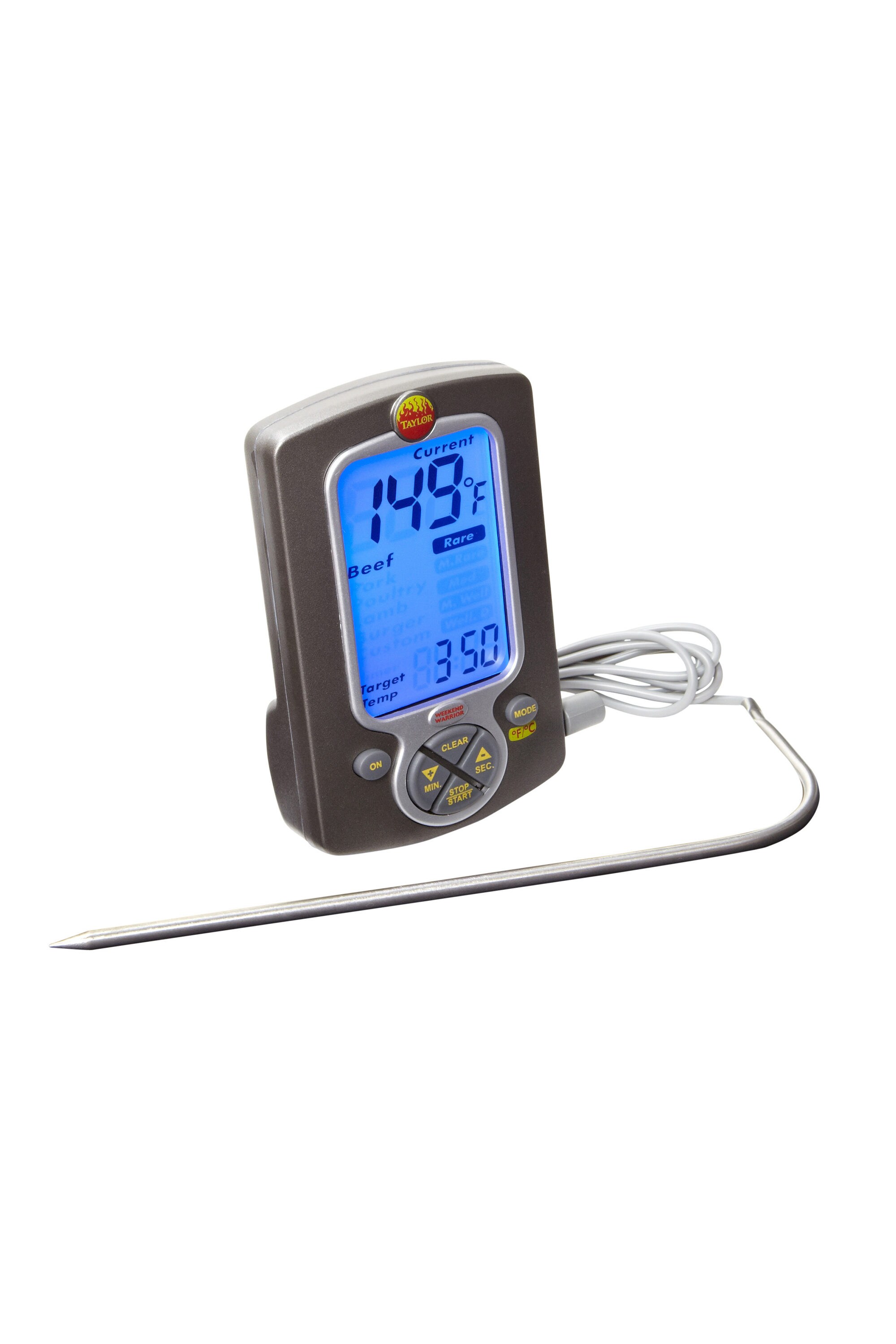 Taylor Digital Wired Probe Thermometer - Customized Temperature