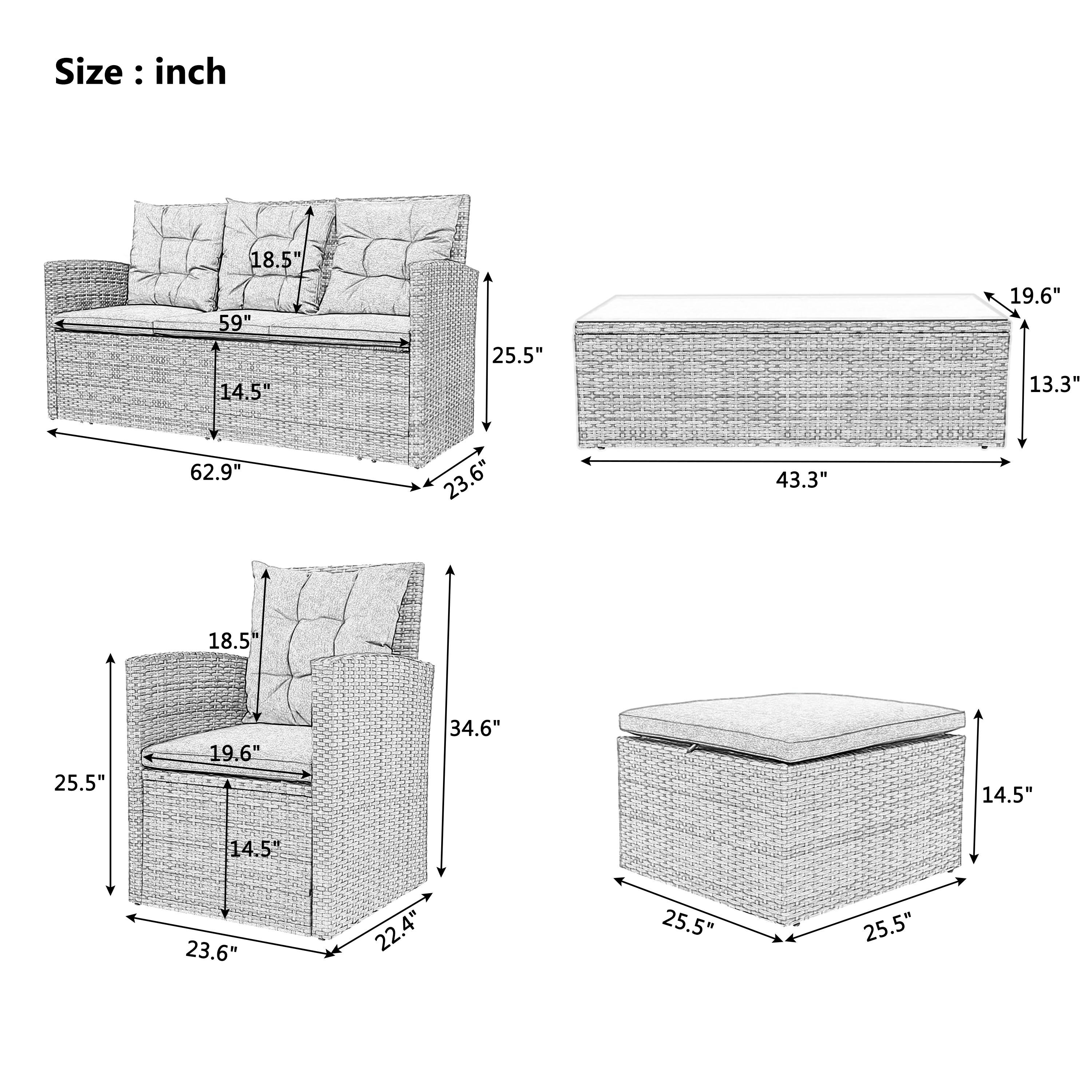 Bayfeve BF-237E-PCS Patio-Conversation-Sets - View #12