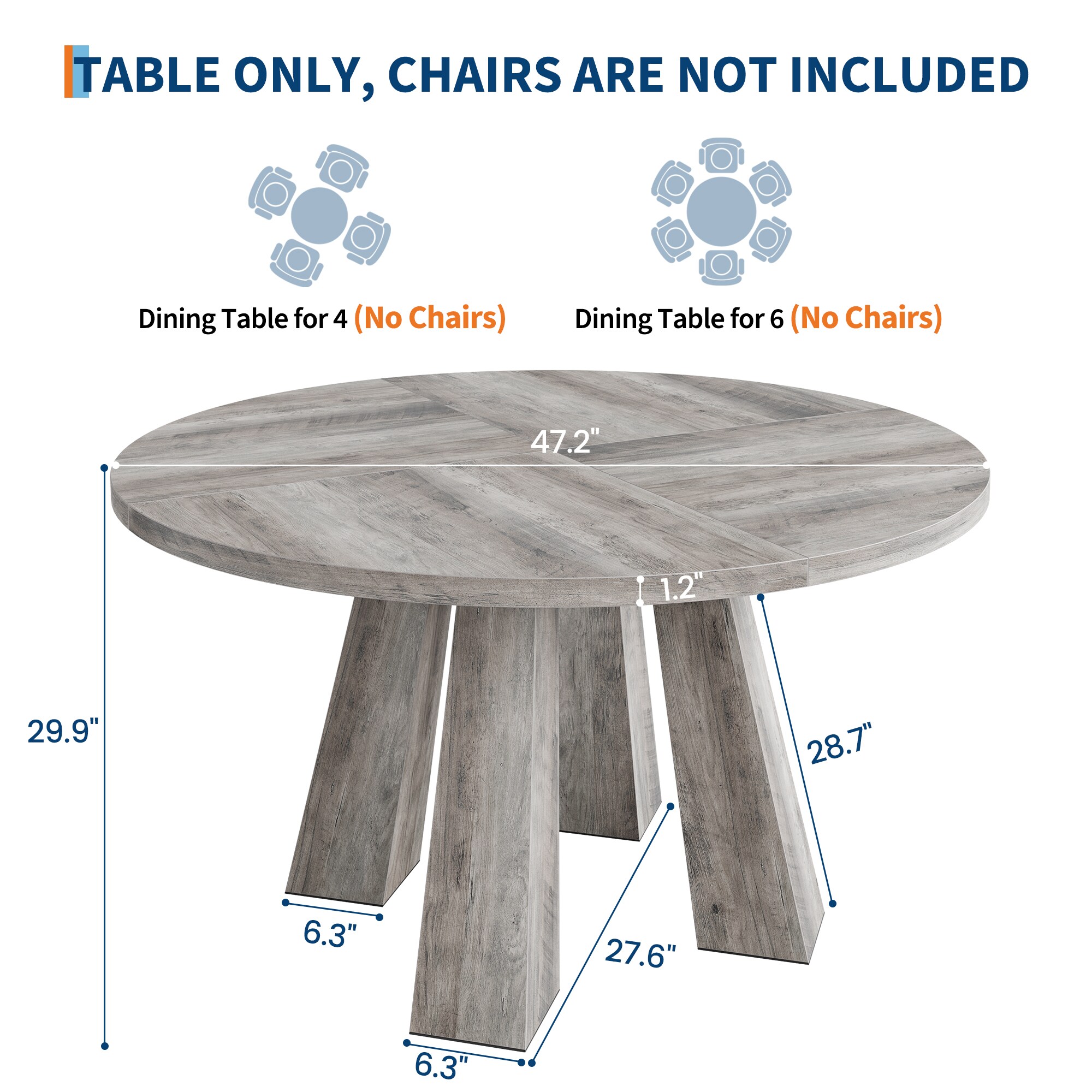 DEXSO CHU-D-4W5ARIFPPYU4D Dining-Tables - View #2