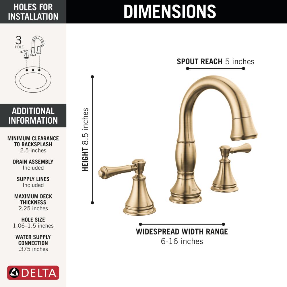 Delta 3597-CZPD-DST Lavatory-Faucets - View #3