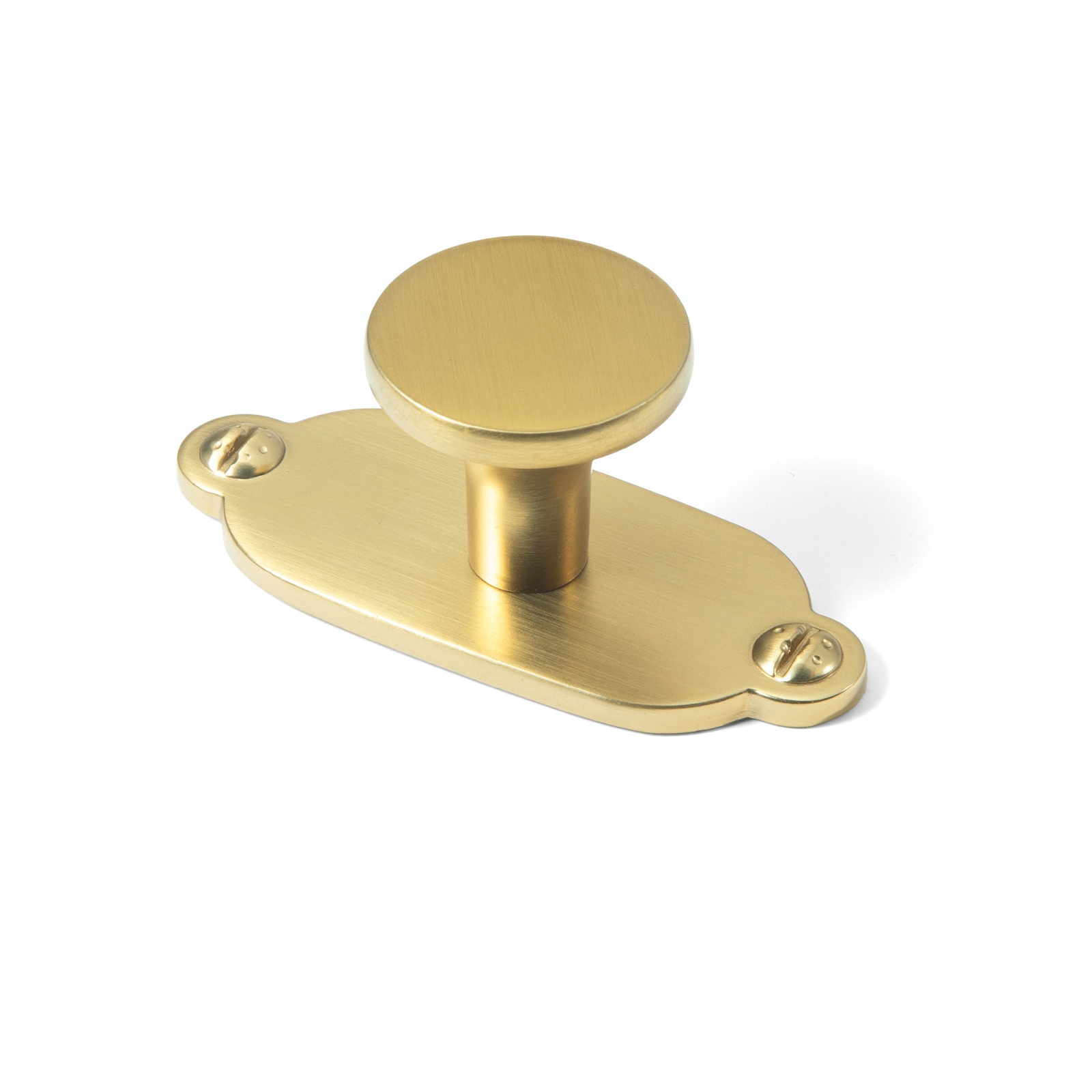 Miaokesen 1022LSJ-G013-DK 1-9/64-in Brushed Gold Mushroom Modern Cabinet Knob 6 -Pack