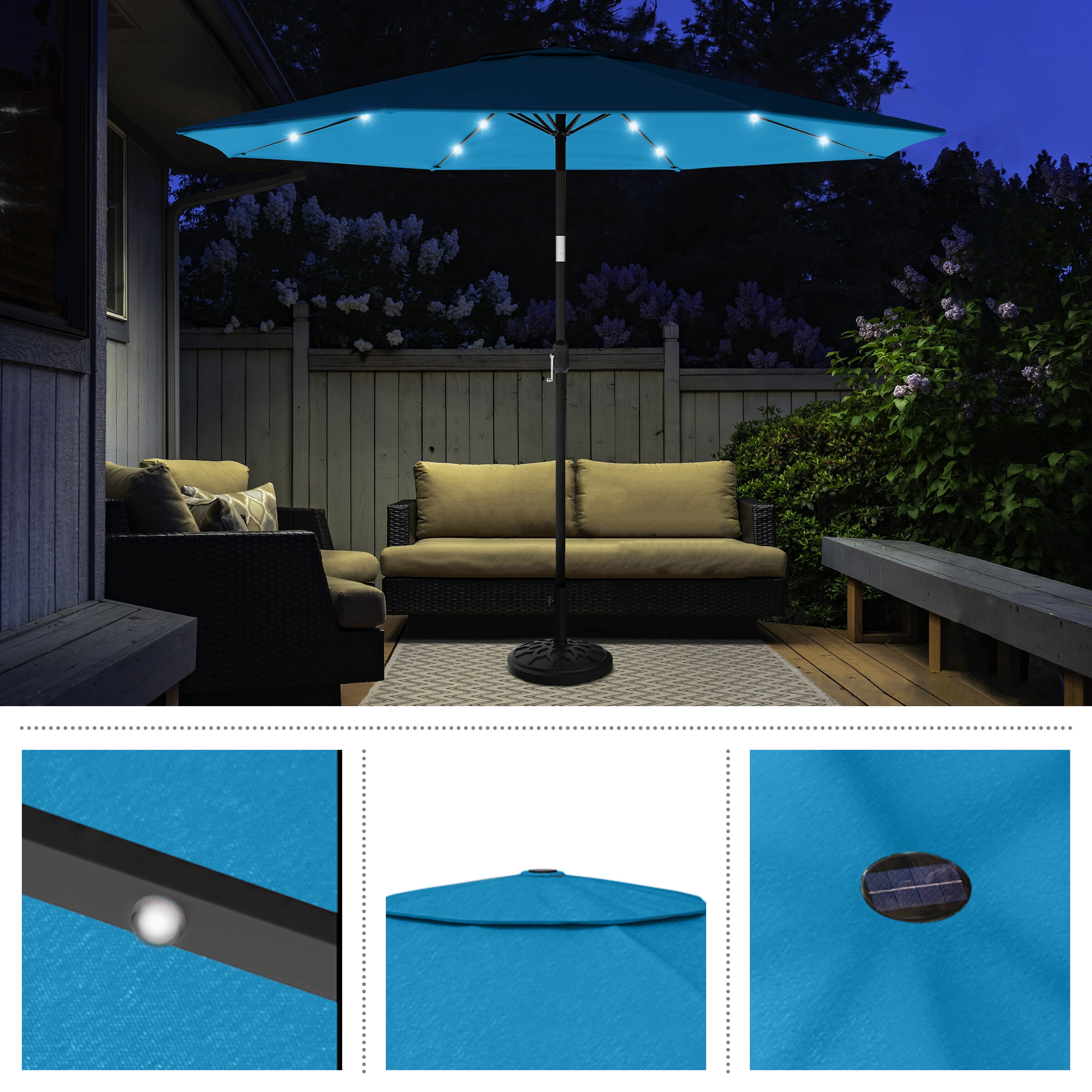 Pure Garden 50-LG1426 Umbrellas-2 - View #4