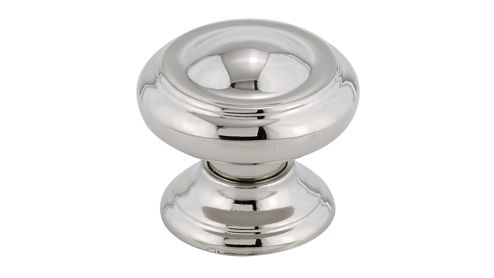 Richelieu BP8632180 Sutton 1-3/16-in Polished Nickel Round Traditional Cabinet Knob