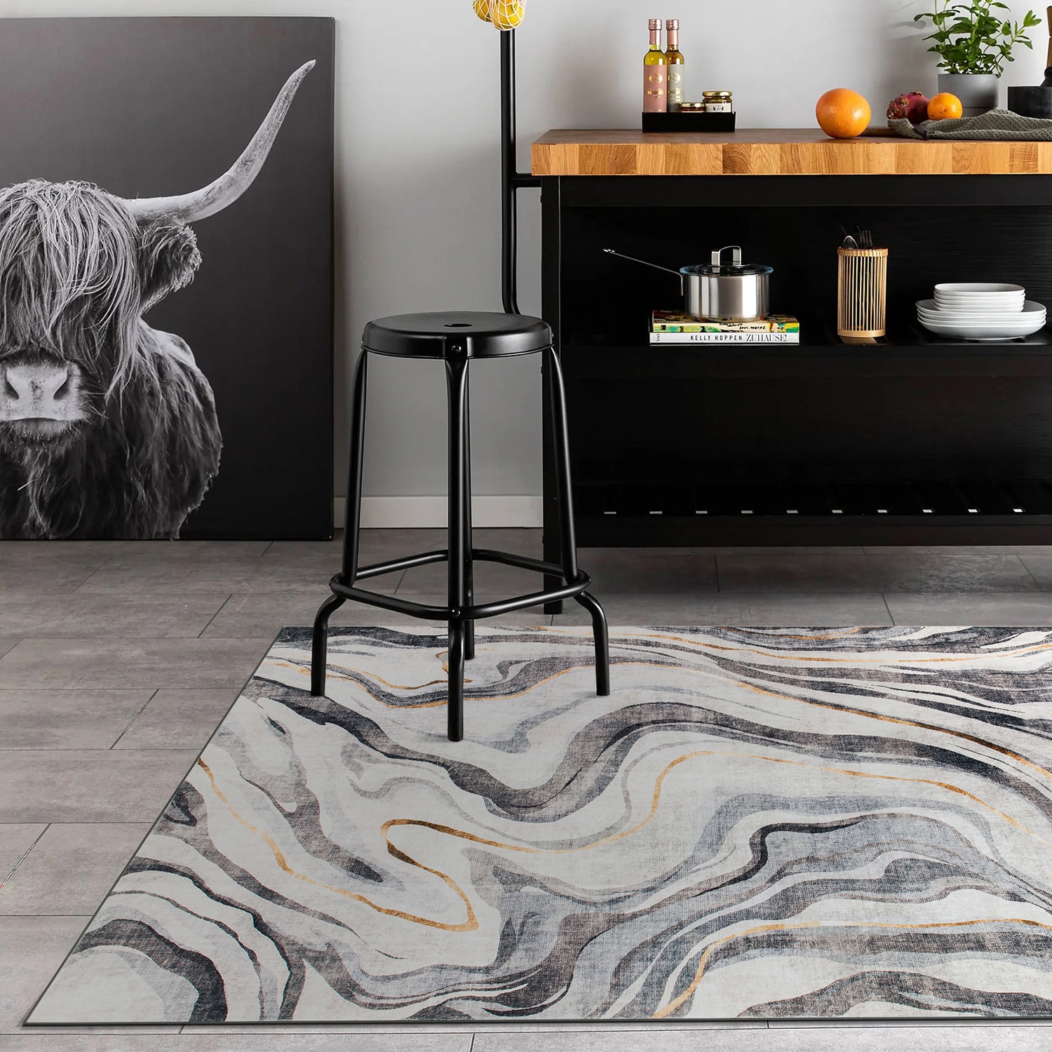 World Rug Gallery WR80GRAY3X5 rugs - View #2