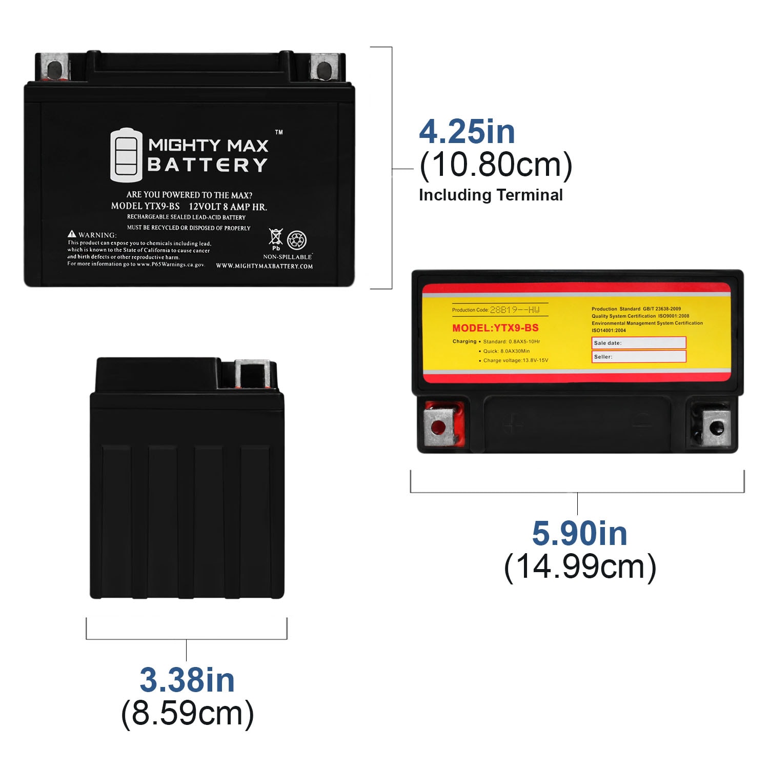 Mighty Max Battery MAX3421407 Device-Replacement-Batteries - View #4
