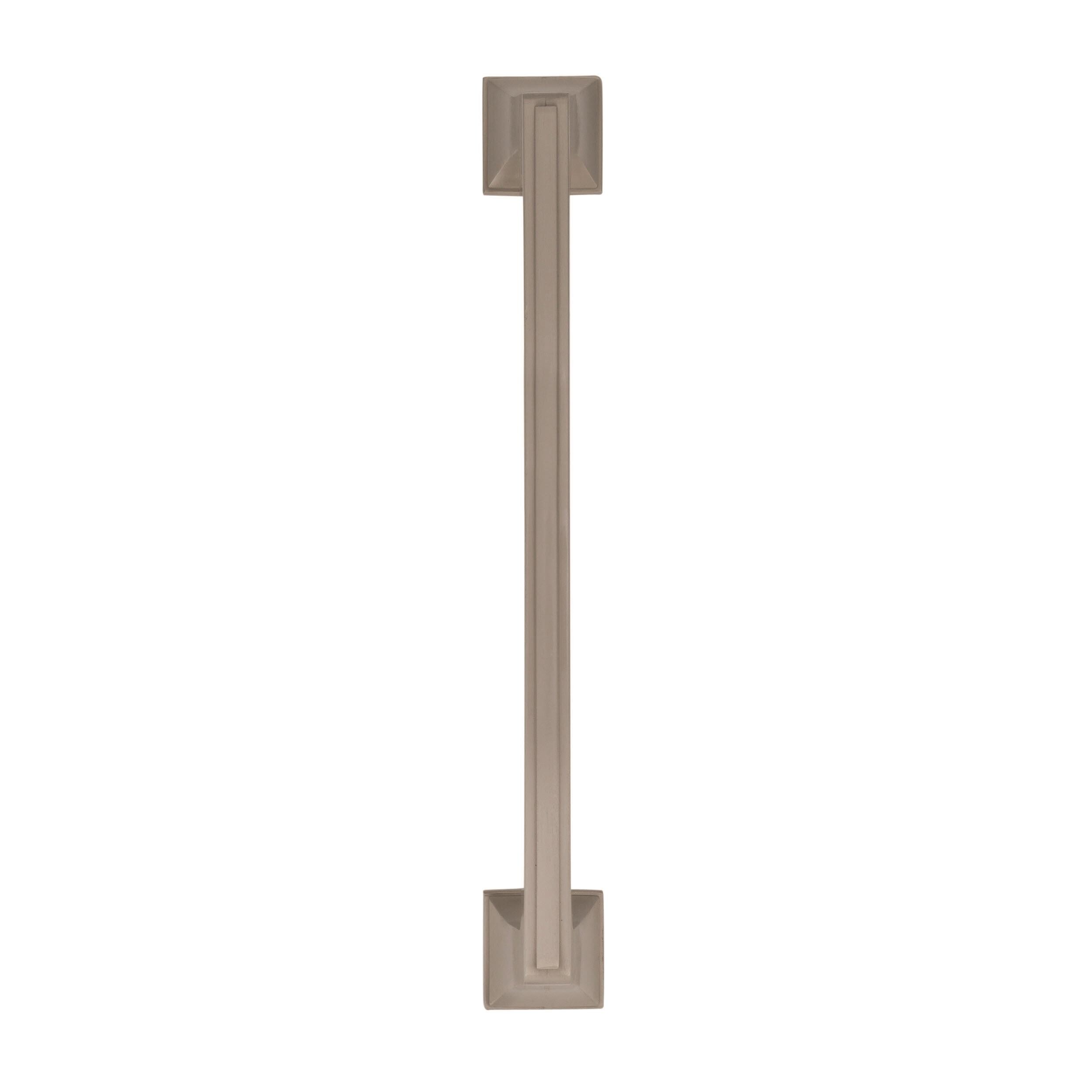 Satin Nickel Brushed Traditional Appliance Pull with Mounting Hardware