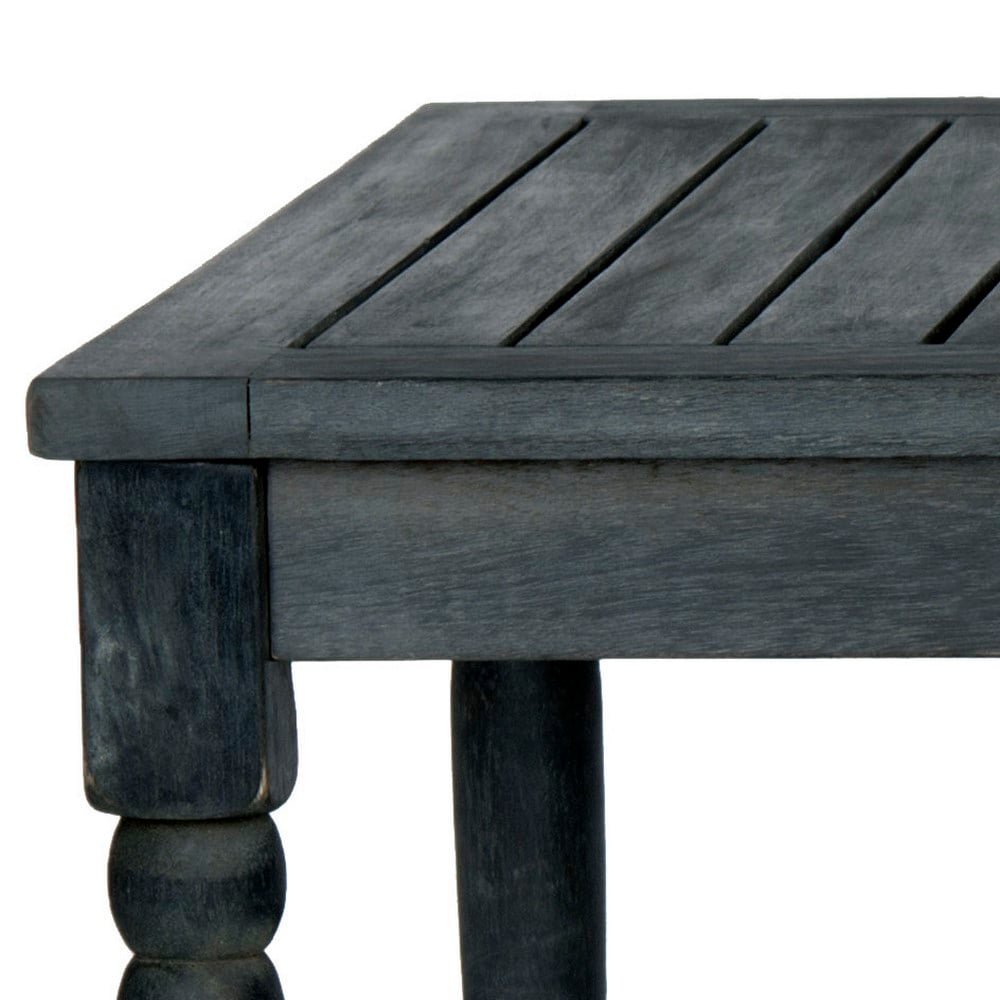 Safavieh PAT6726K Oakley Rectangle Outdoor Coffee Table 23.6-in W x 43.3-in L