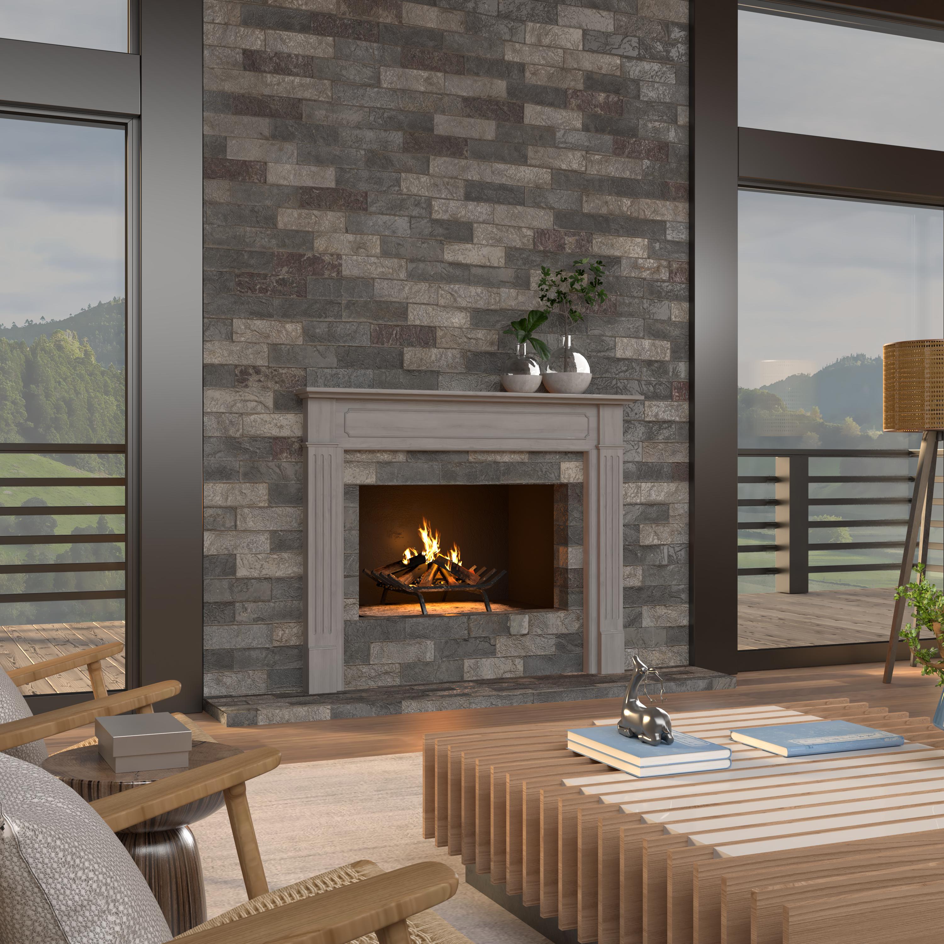 Pearl Mantels SSUP56110L Mantel-Surrounds-Pilasters - View #5