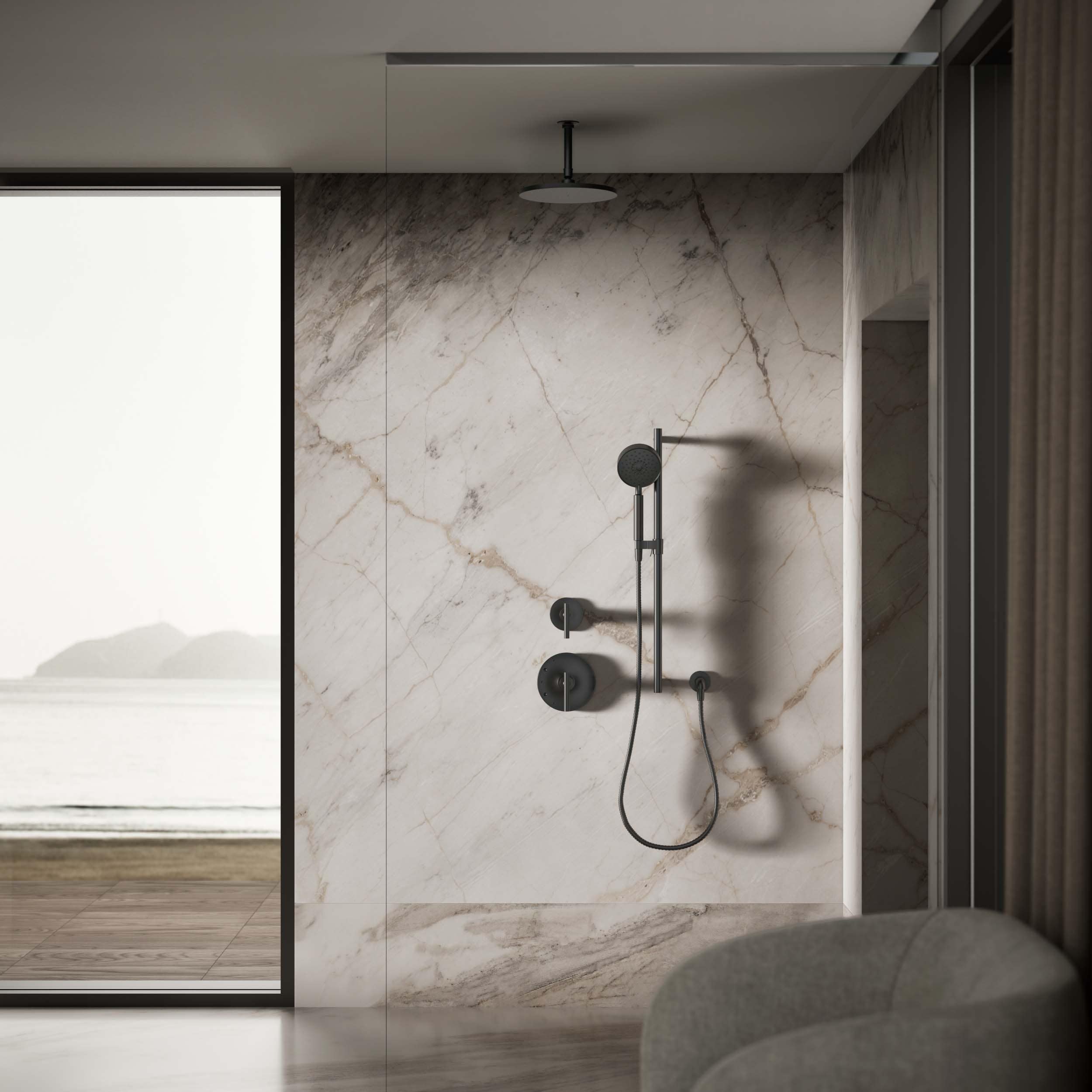 KOHLER K-13689-G-BL Fixed-Showerhead - View #9