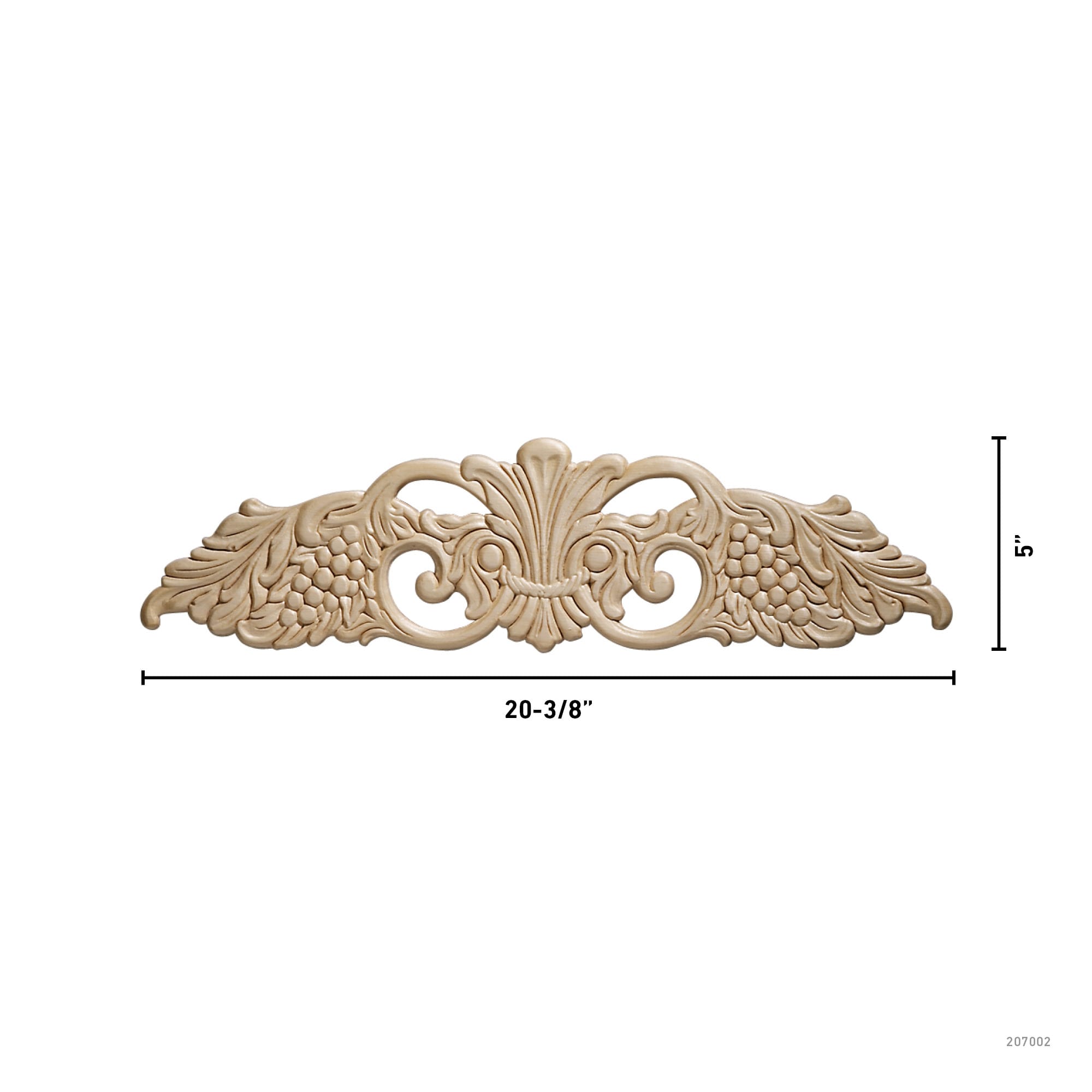 Ornamental Mouldings 14022PKWHW appliques - View #3