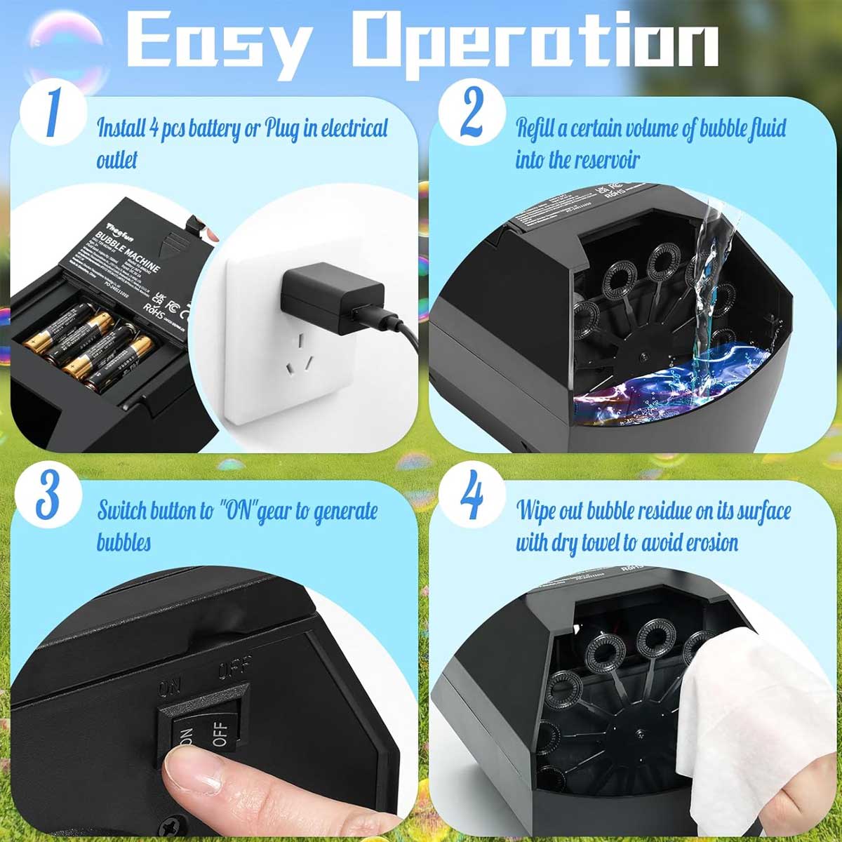 Aoibox LABBM2925 Fog-Bubble-Machines - View #7