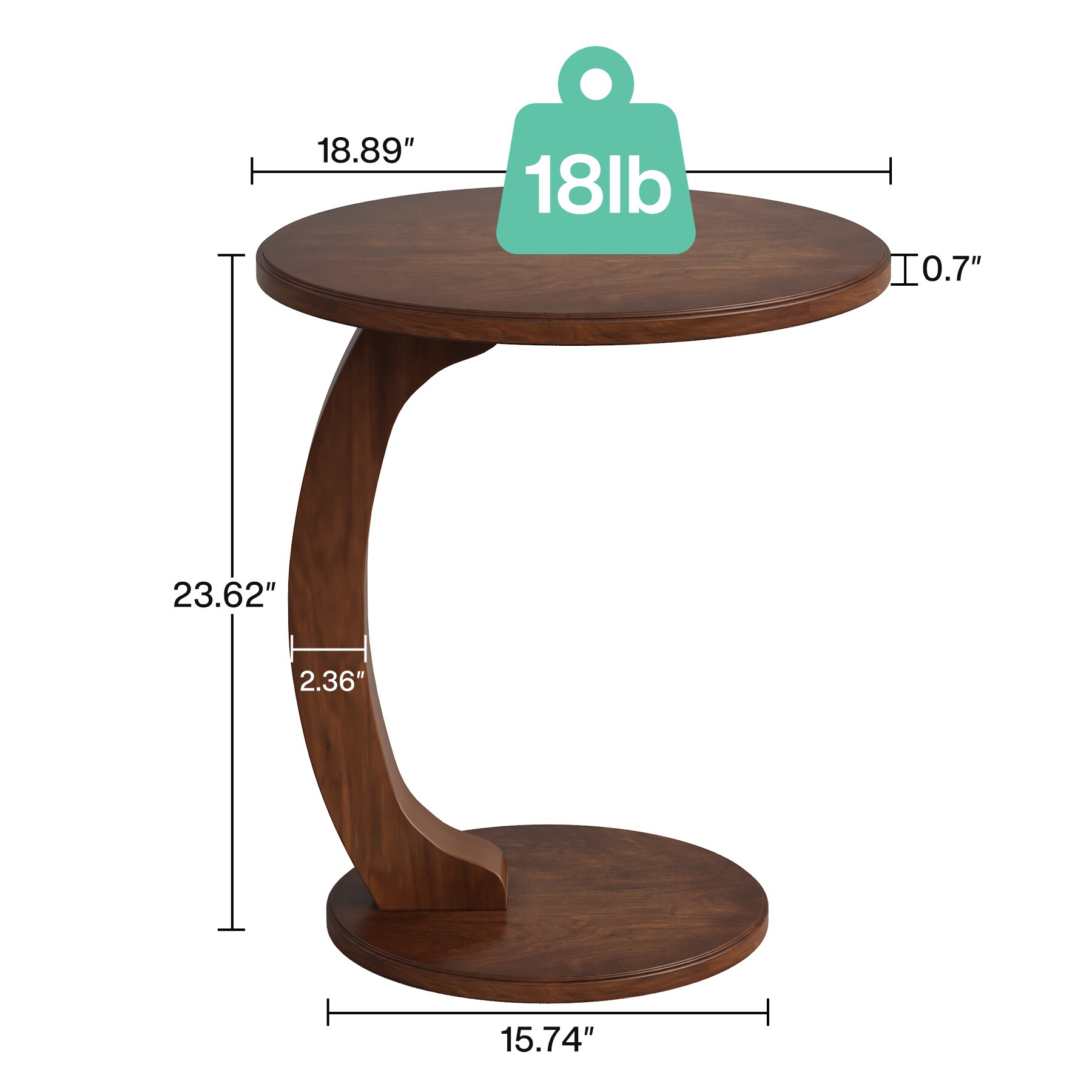 Tribesigns LWFD-F1829 End-Tables - View #6