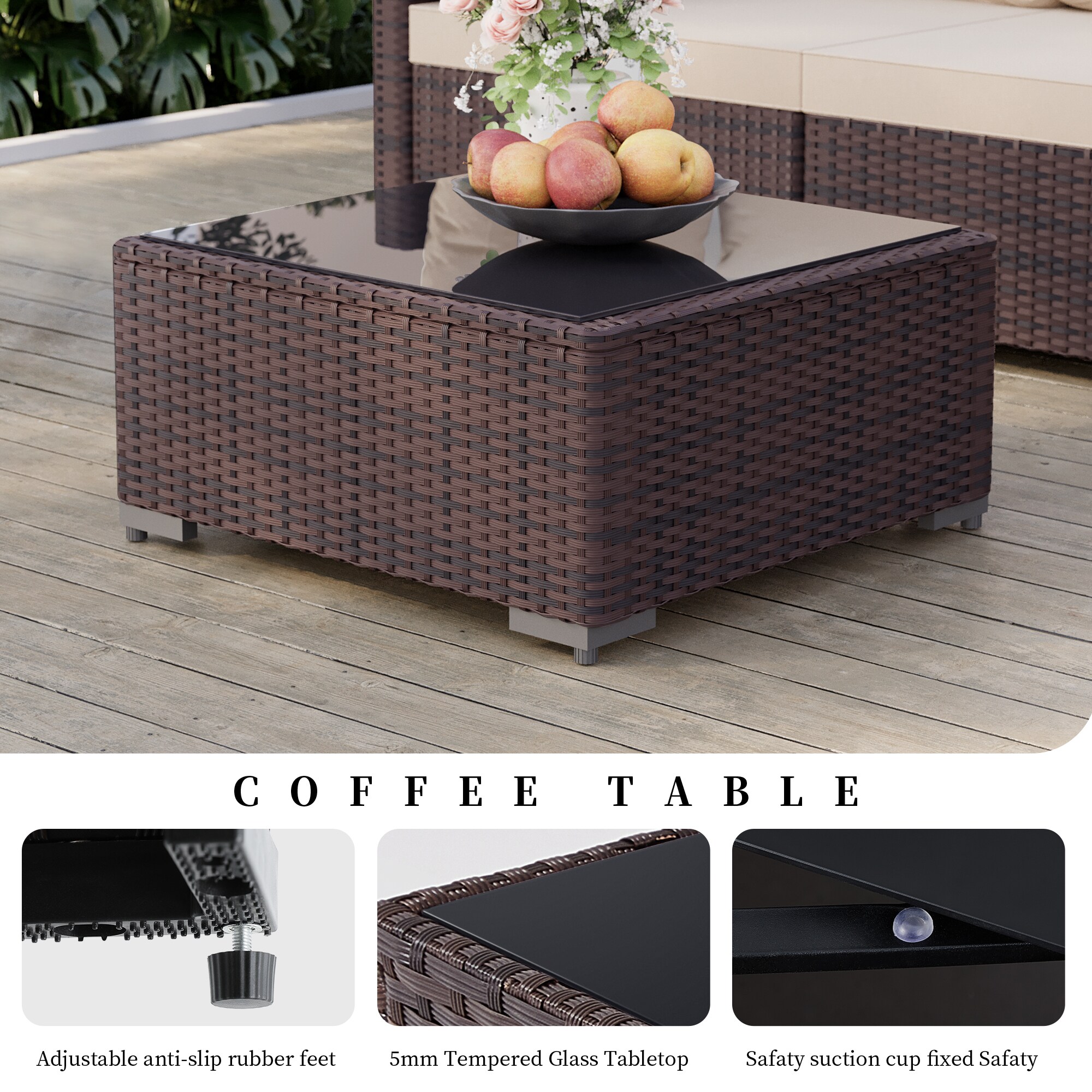 UPHA PL-3CZ-M42DK-Z4 Patio-Conversation-Sets - View #8