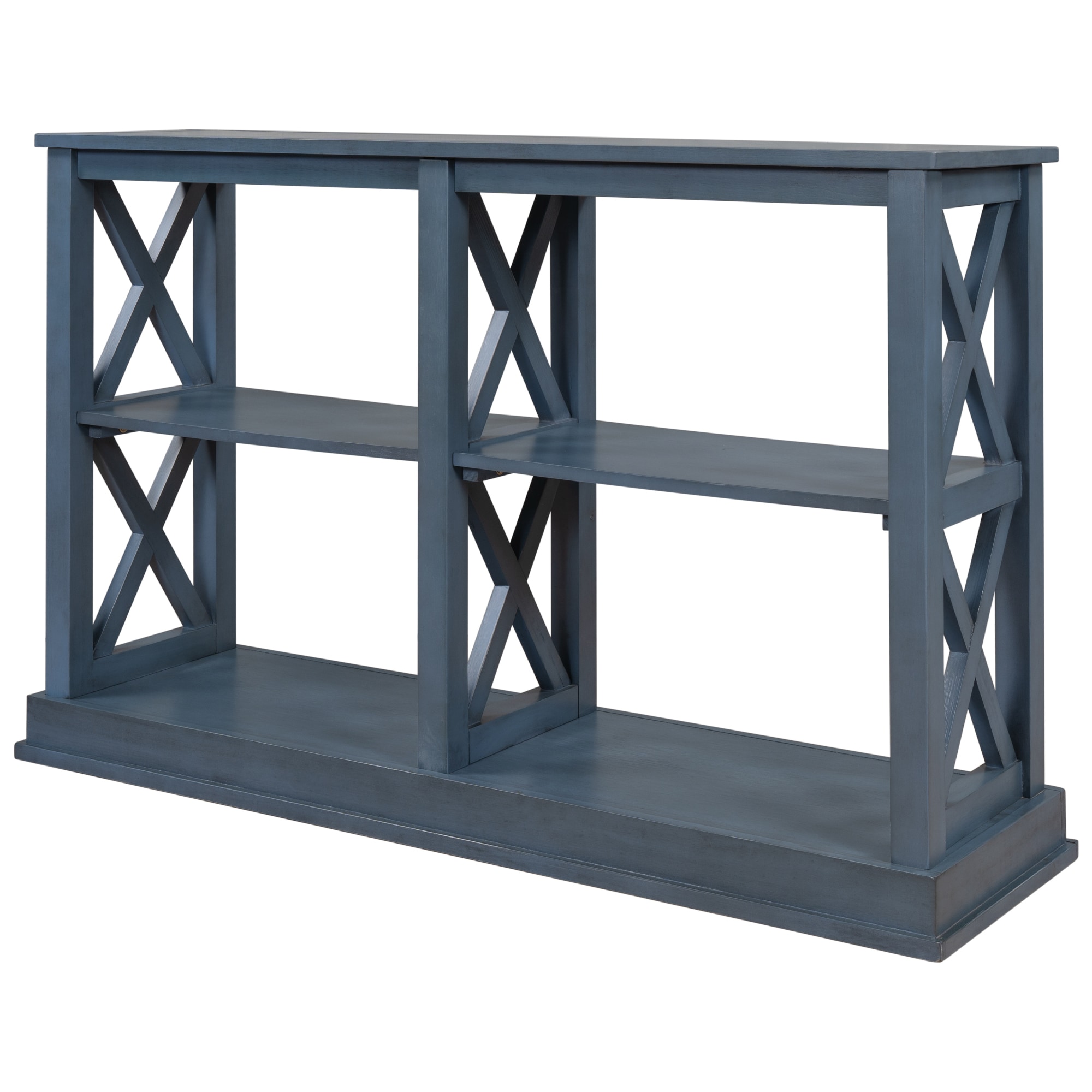 GZMR GZ-99317AAM Modern Navy Blue Console Table