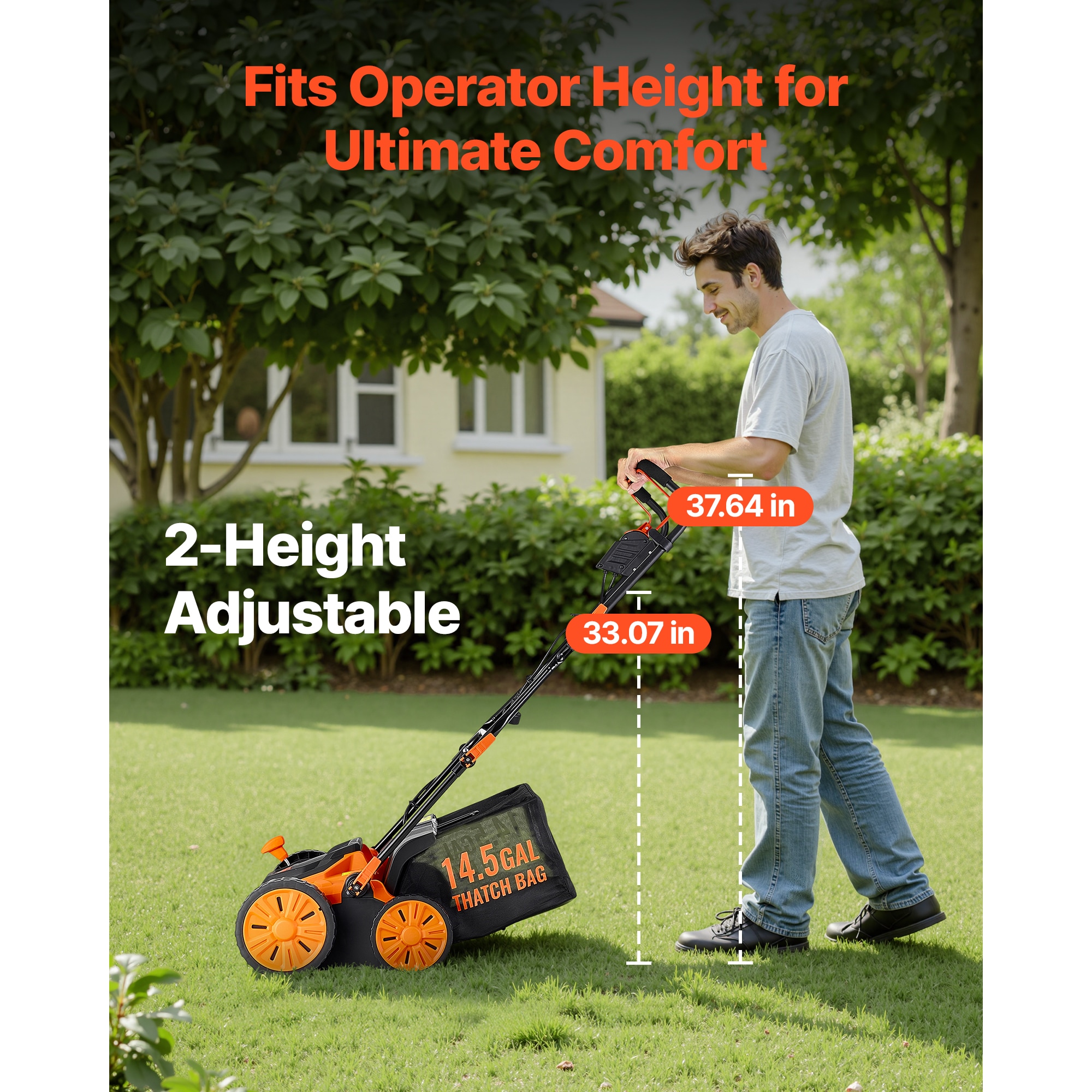 VEVOR SCYSDDSPJ15A11274V1 Push-Mower-Electric - View #5